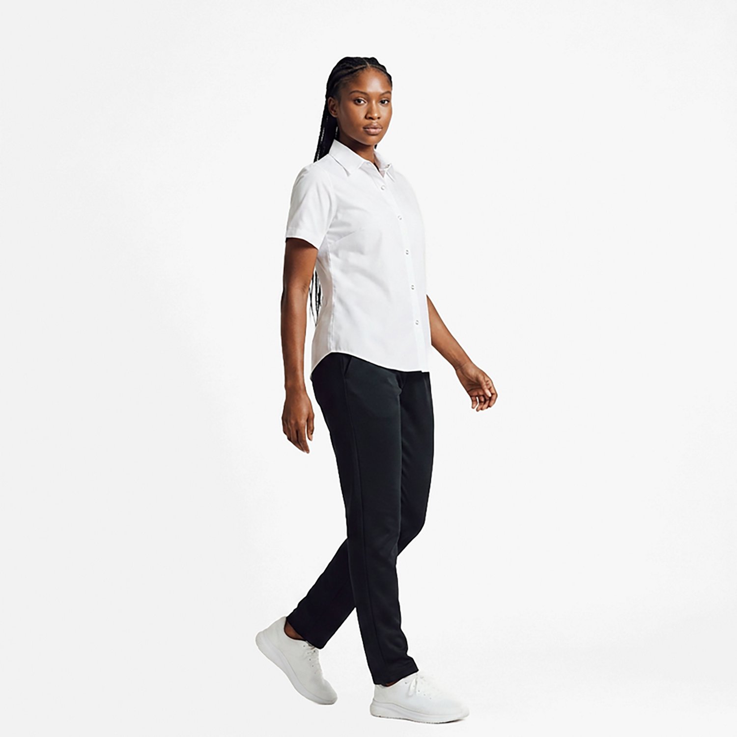 Red Kap Women's Specialized Pocketless Short Sleeve Work Shirt                                                                   - view number 3