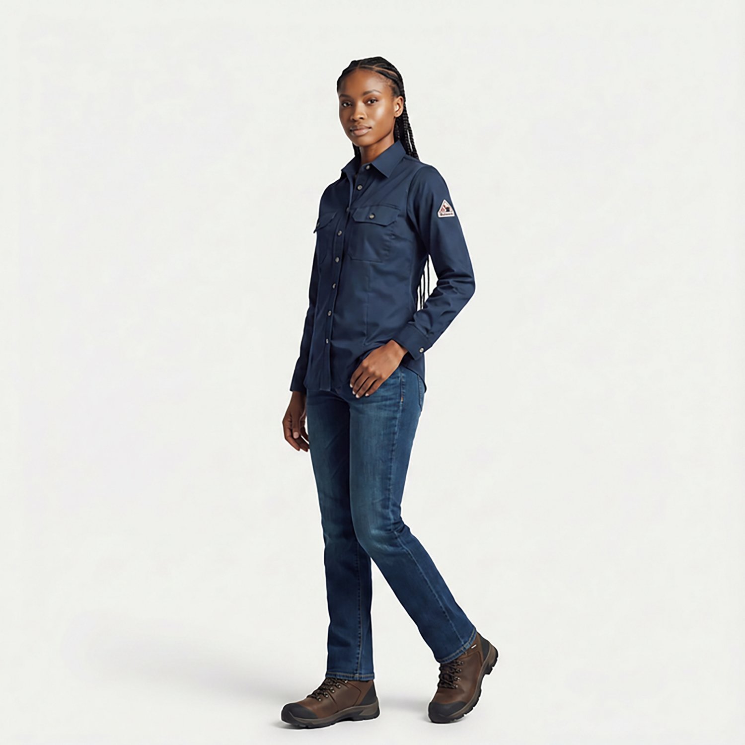 Bulwark Women's EXCEL FR ComforTouch Long Sleeve Uniform Dress Shirt - view number 3