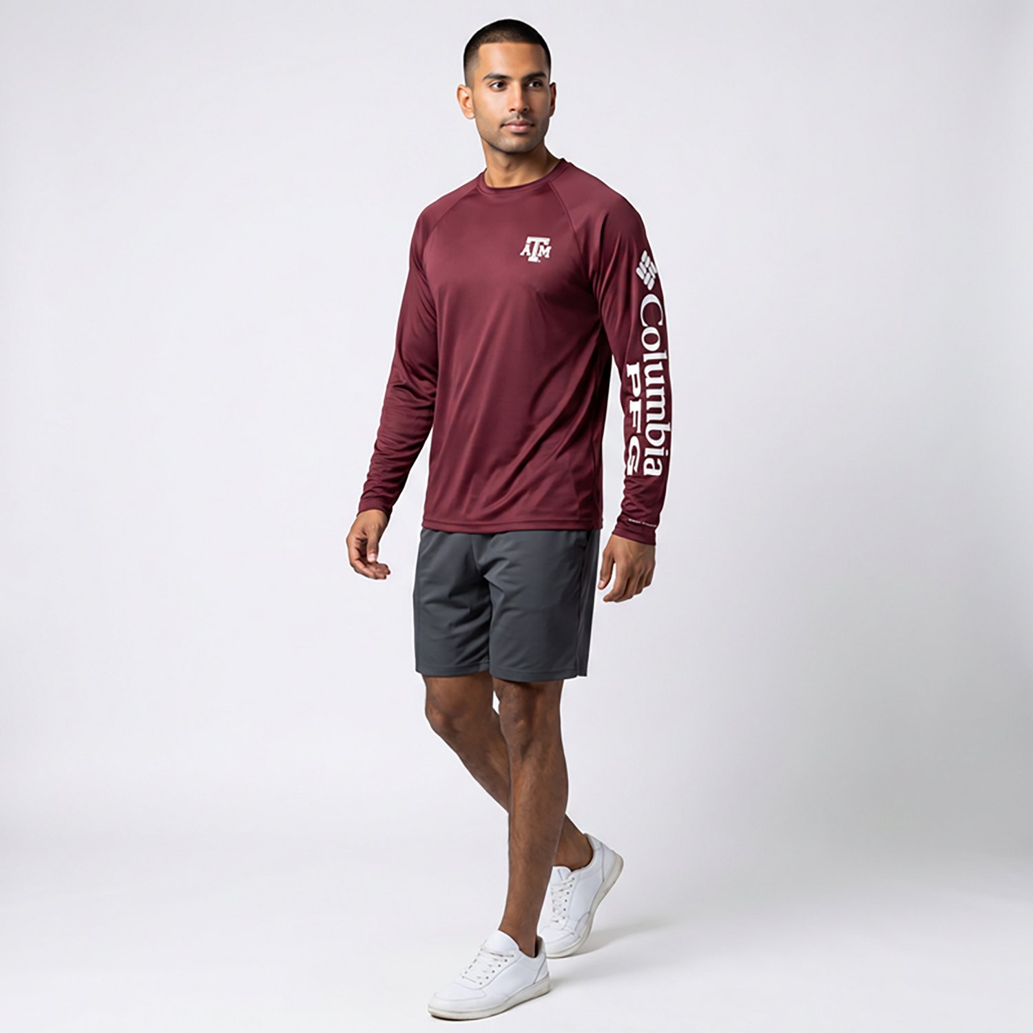 Columbia Sportswear Men's Texas A&M University Terminal Tackle Shirt - view number 8