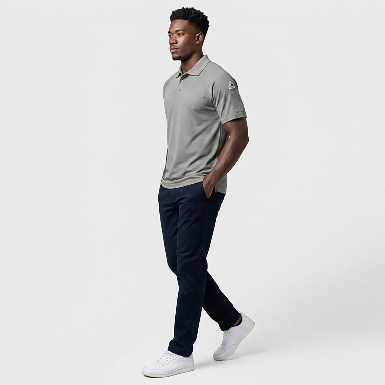 Bulwark Men's CoolTouch 2 Classic Long Sleeve Polo Shirt - view number 3