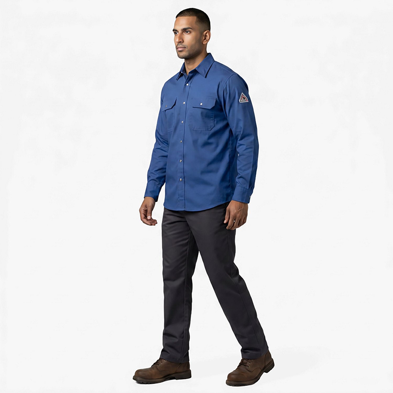 Bulwark Men's Nomex IIIA Snap Front Long Sleeve Uniform Work Shirt - view number 3