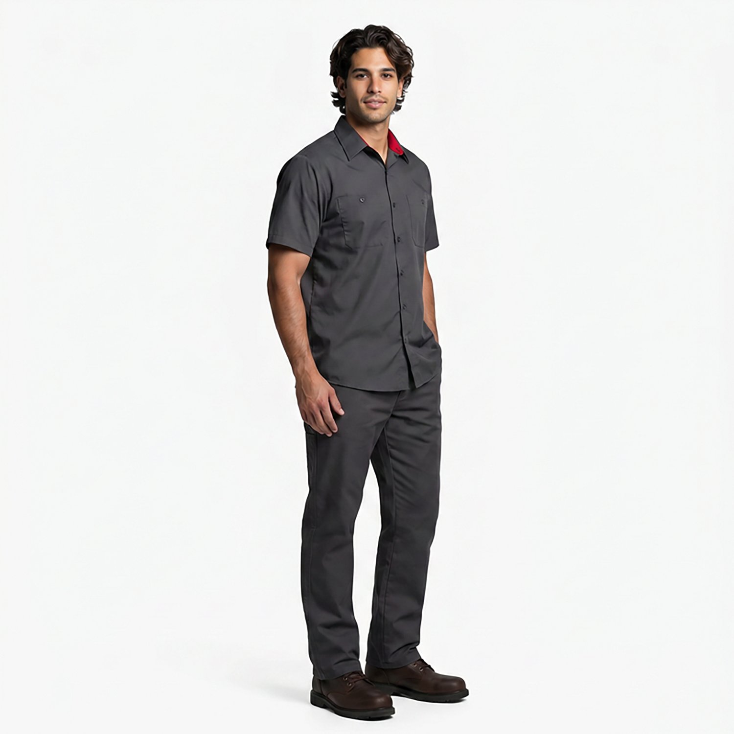 Red Kap Men's Performance Plus Shop Short Sleeve Shirt with OilBlok Technology                                                   - view number 3
