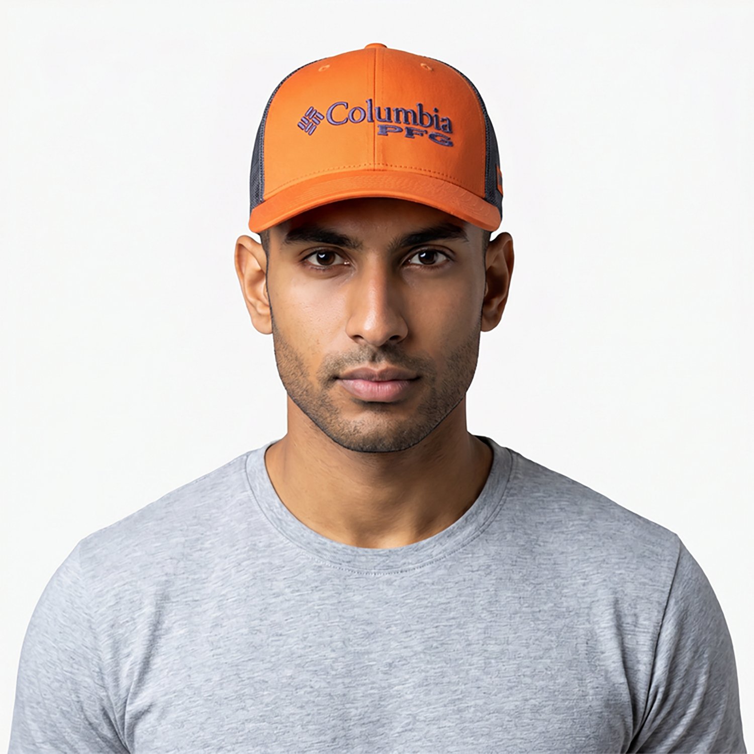 Columbia Sportswear Men's Clemson University PFG Mesh Snap Back Ball Cap - view number 3