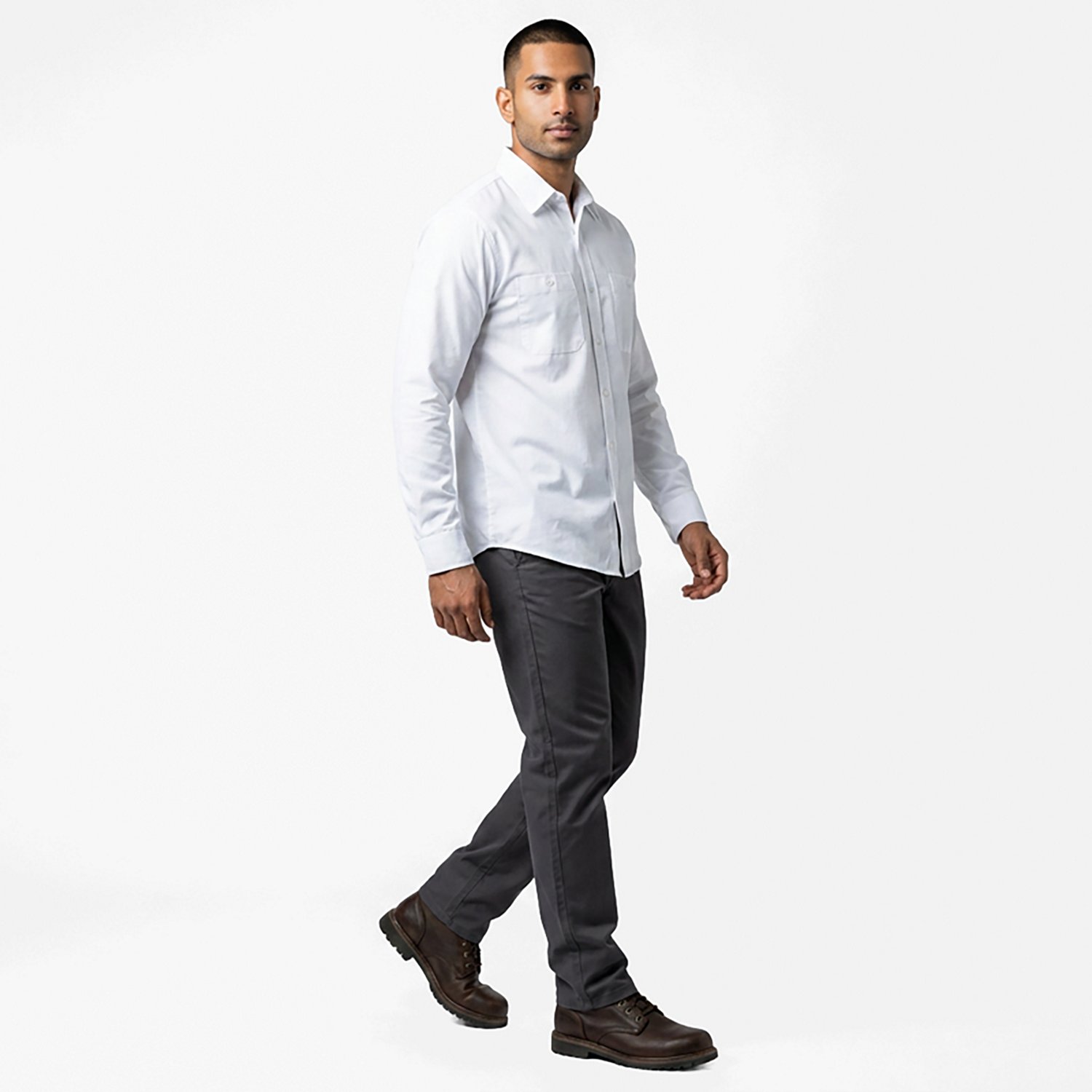 Red Kap Men's Wrinkle-Resistant Cotton Work Shirt                                                                                - view number 3