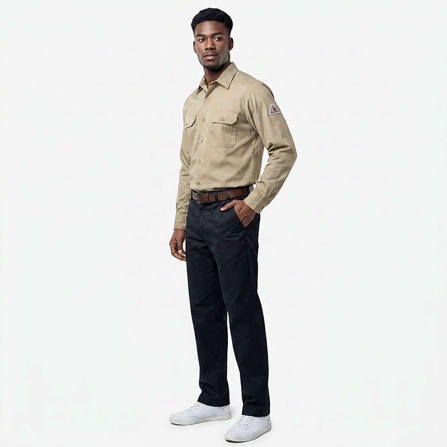 Bulwark Men's Midweight Flame Resistant Work Shirt