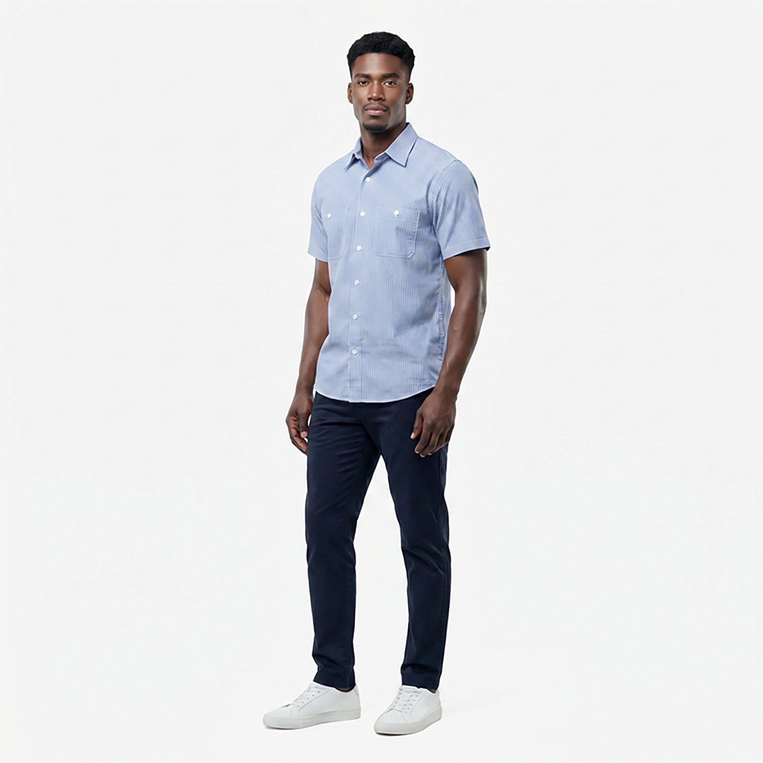 Red Kap Men's Industrial Stripe Work Shirt - view number 3