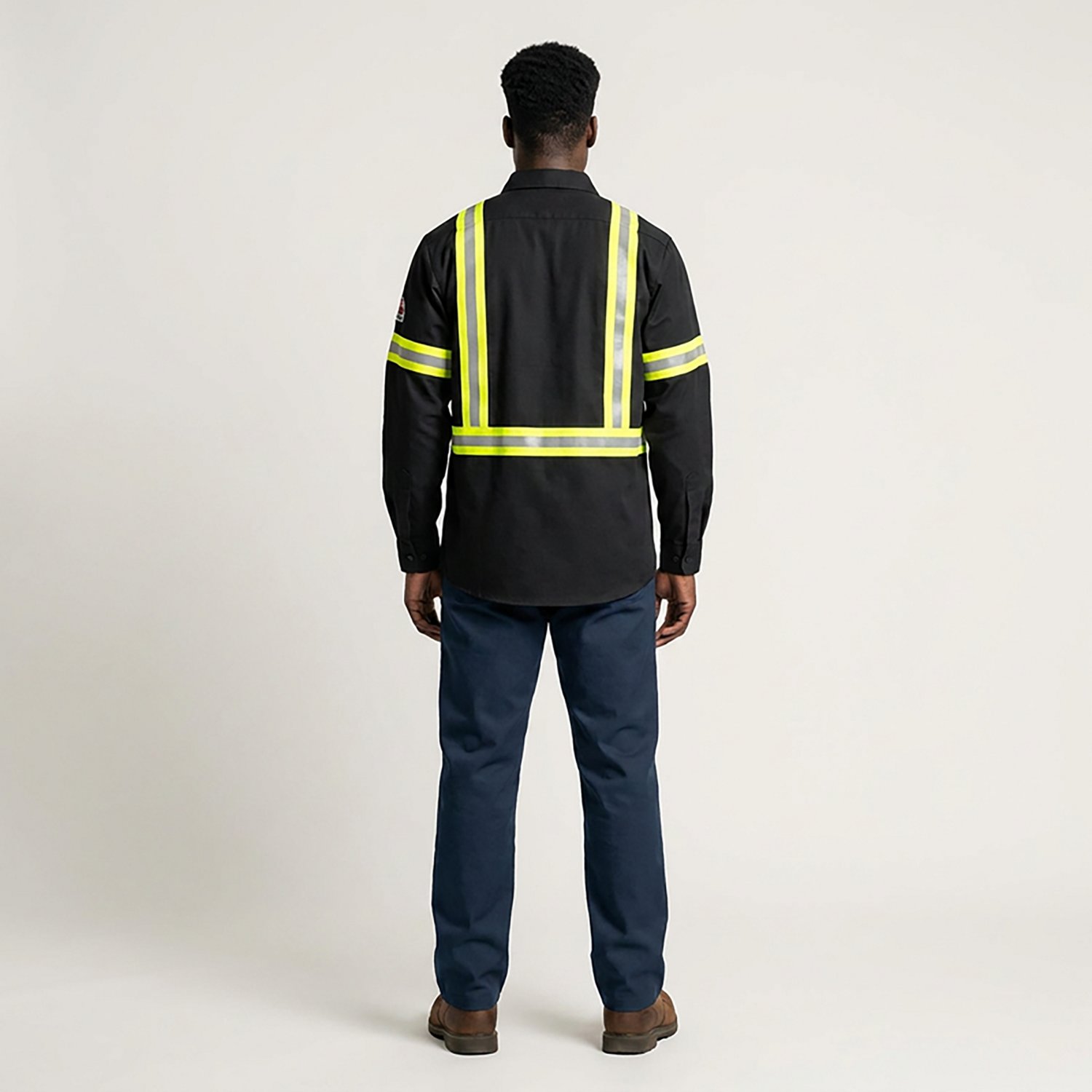 Bulwark Men's Midweight Flame Resistant Enhanced Visibility Uniform Shirt - view number 4