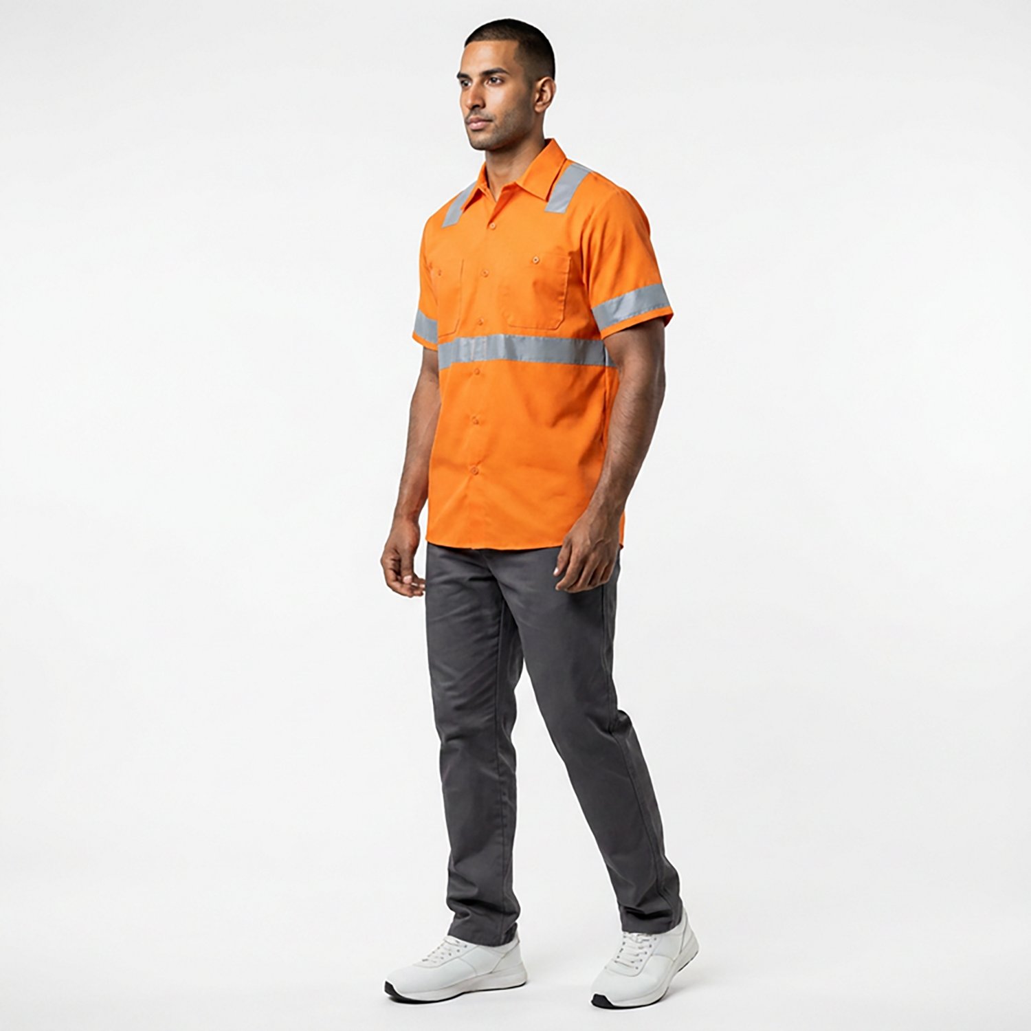 Red Kap Men's Hi-Visibility Type R Class 3 Work Shirt - view number 3