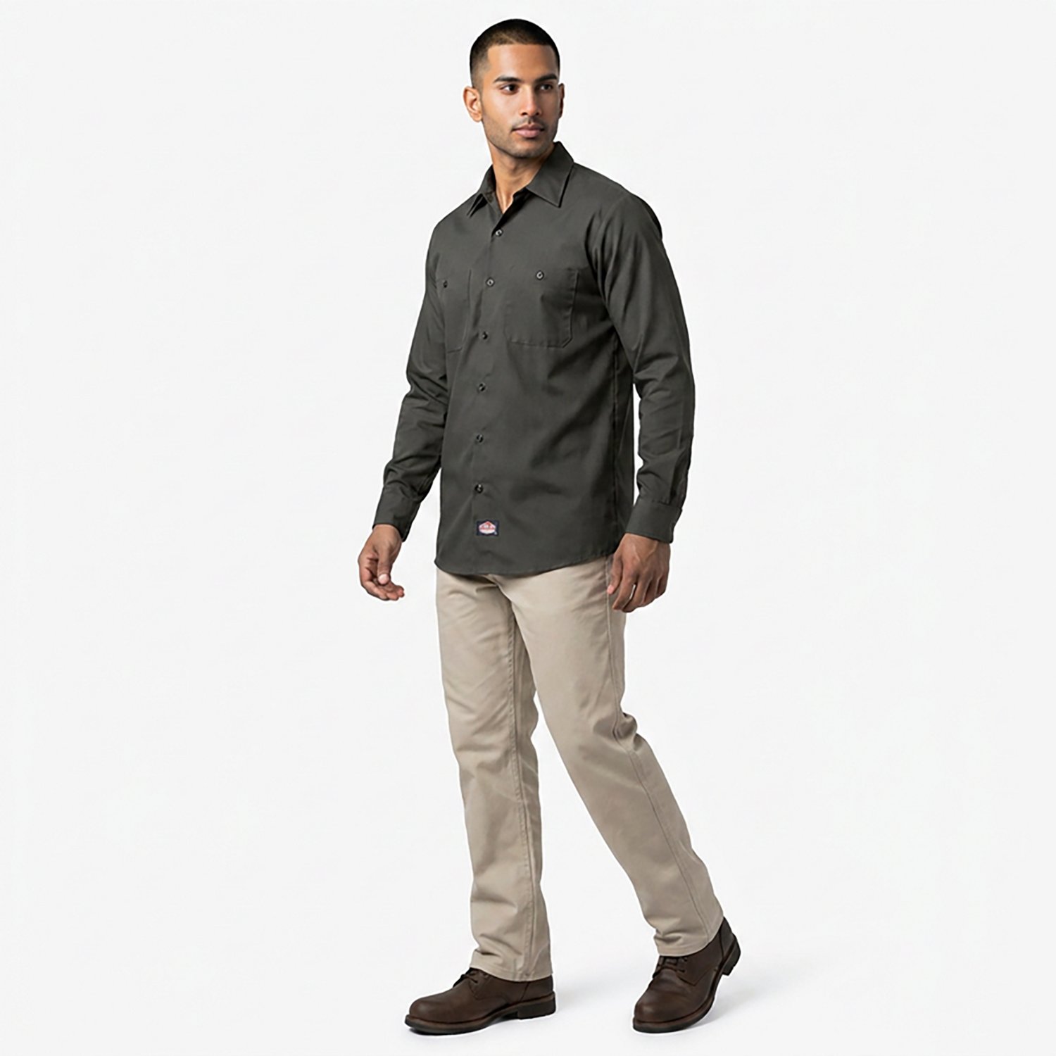 Red Kap Men's MIMIX Long Sleeve Work Shirt                                                                                       - view number 3