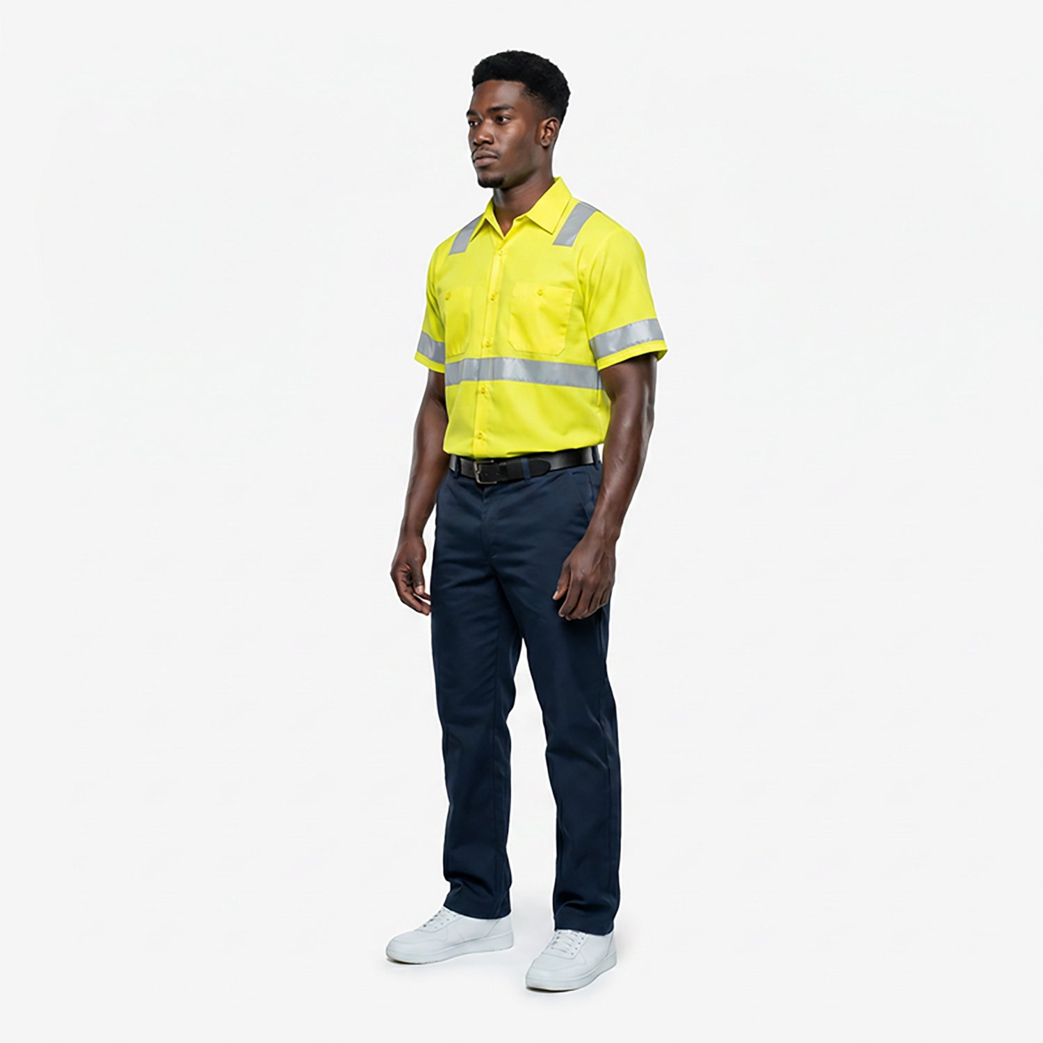 Red Kap Men's Hi-Visibility Ripstop Type R Class 3 Short Sleeve Work Shirt - view number 3