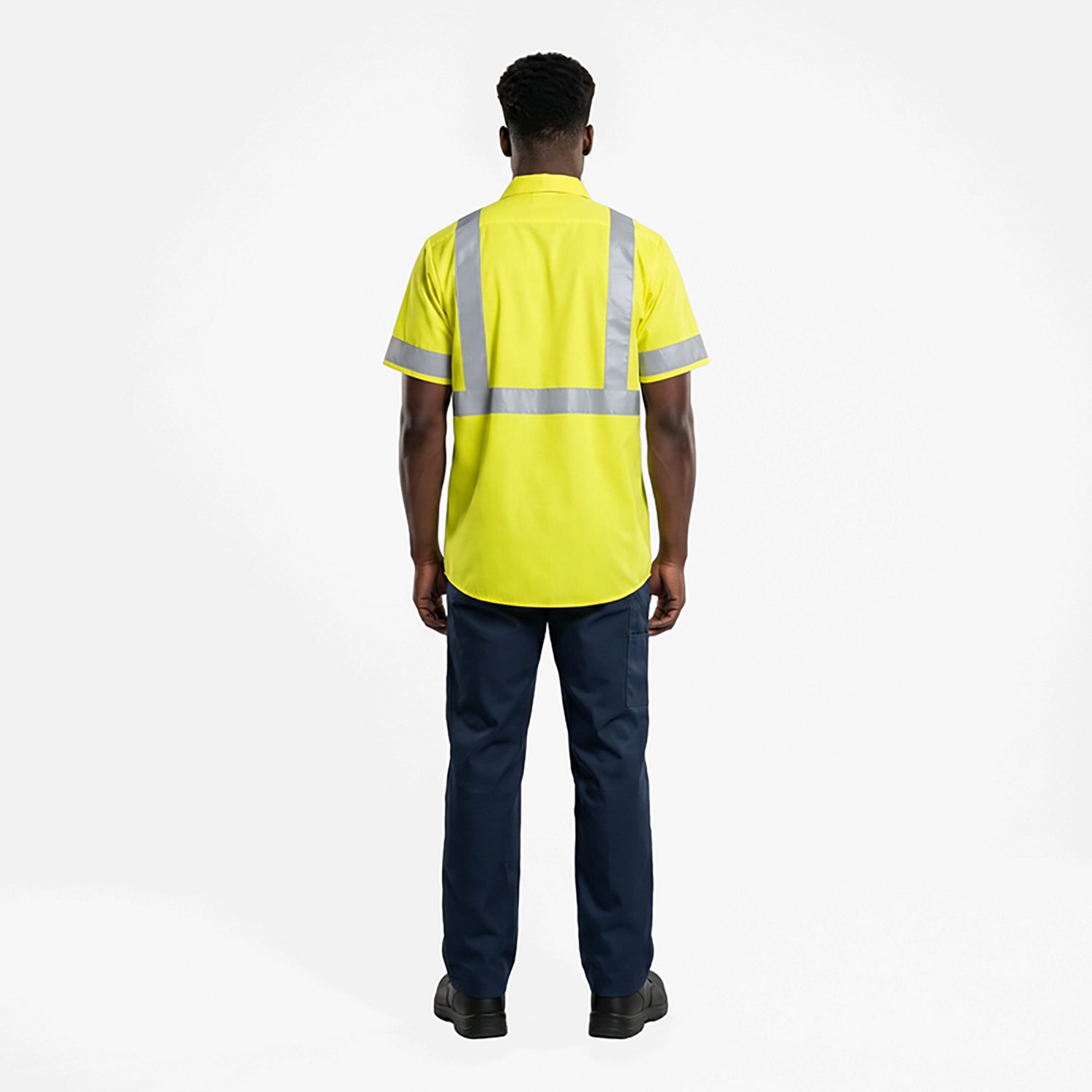 Red Kap Men's Hi-Visibility Ripstop Type R Class 3 Short Sleeve Work Shirt - view number 4