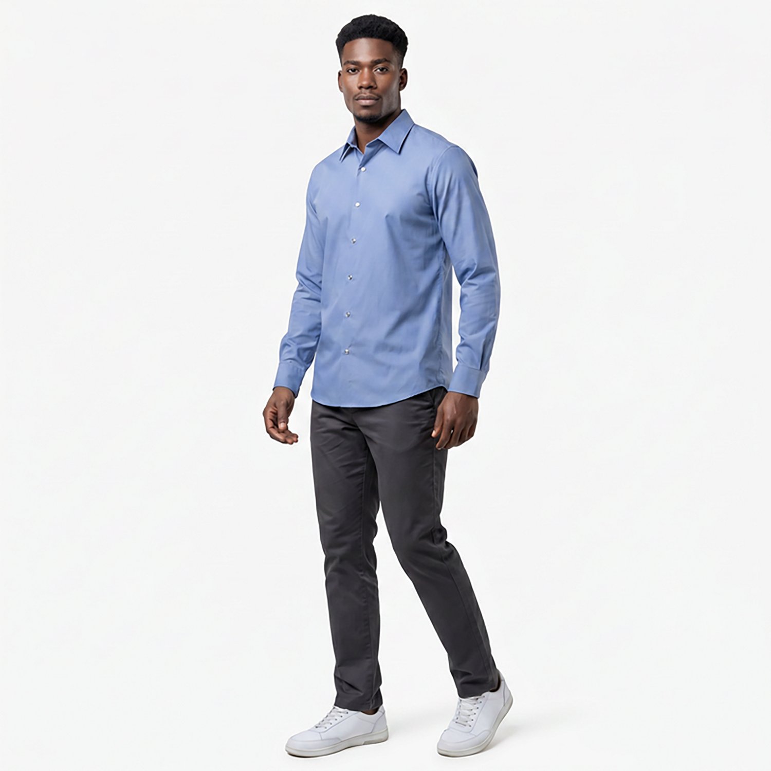 Red Kap Men's Specialized Pocketless Long Sleeve Work Shirt - view number 3
