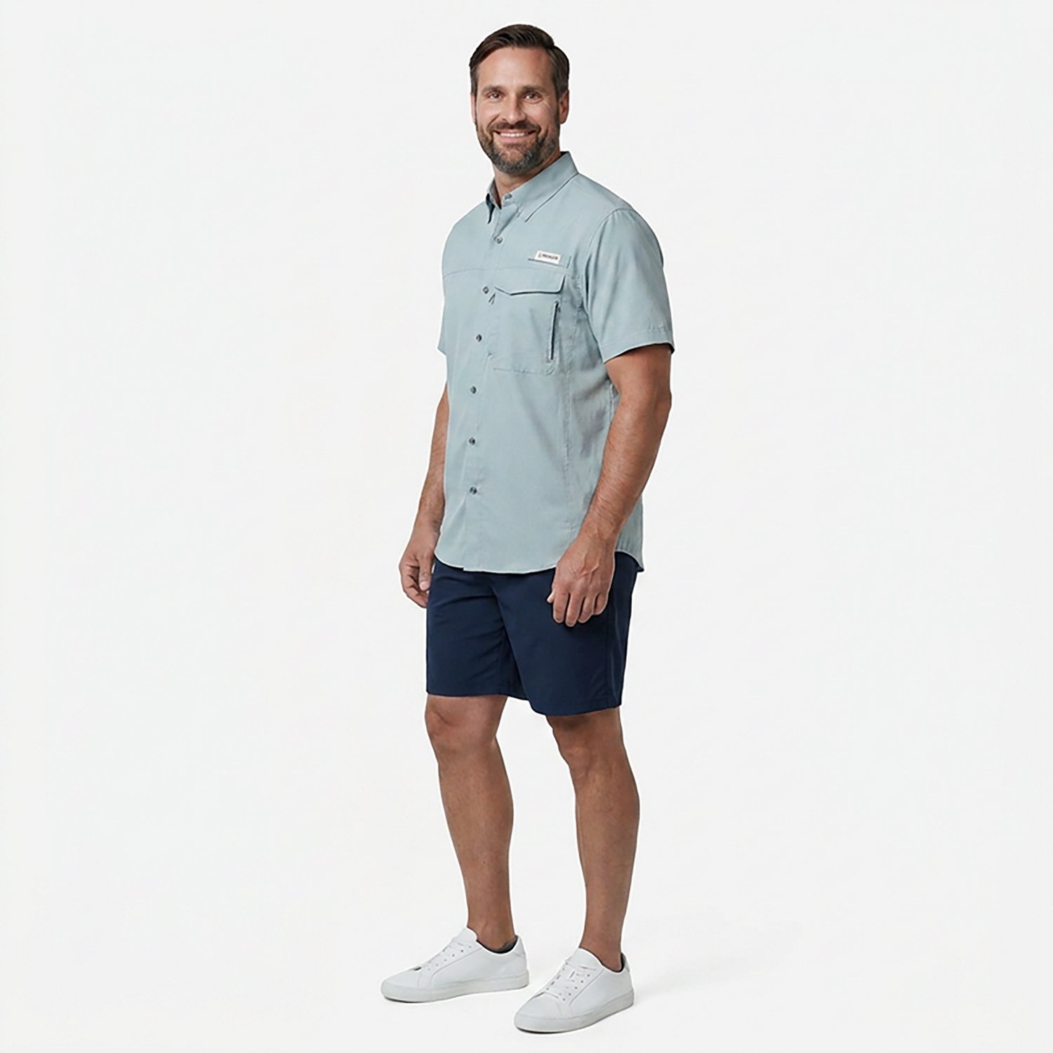 Magellan Outdoors Men's Caddo Lake Button Down Fishing Shirt
