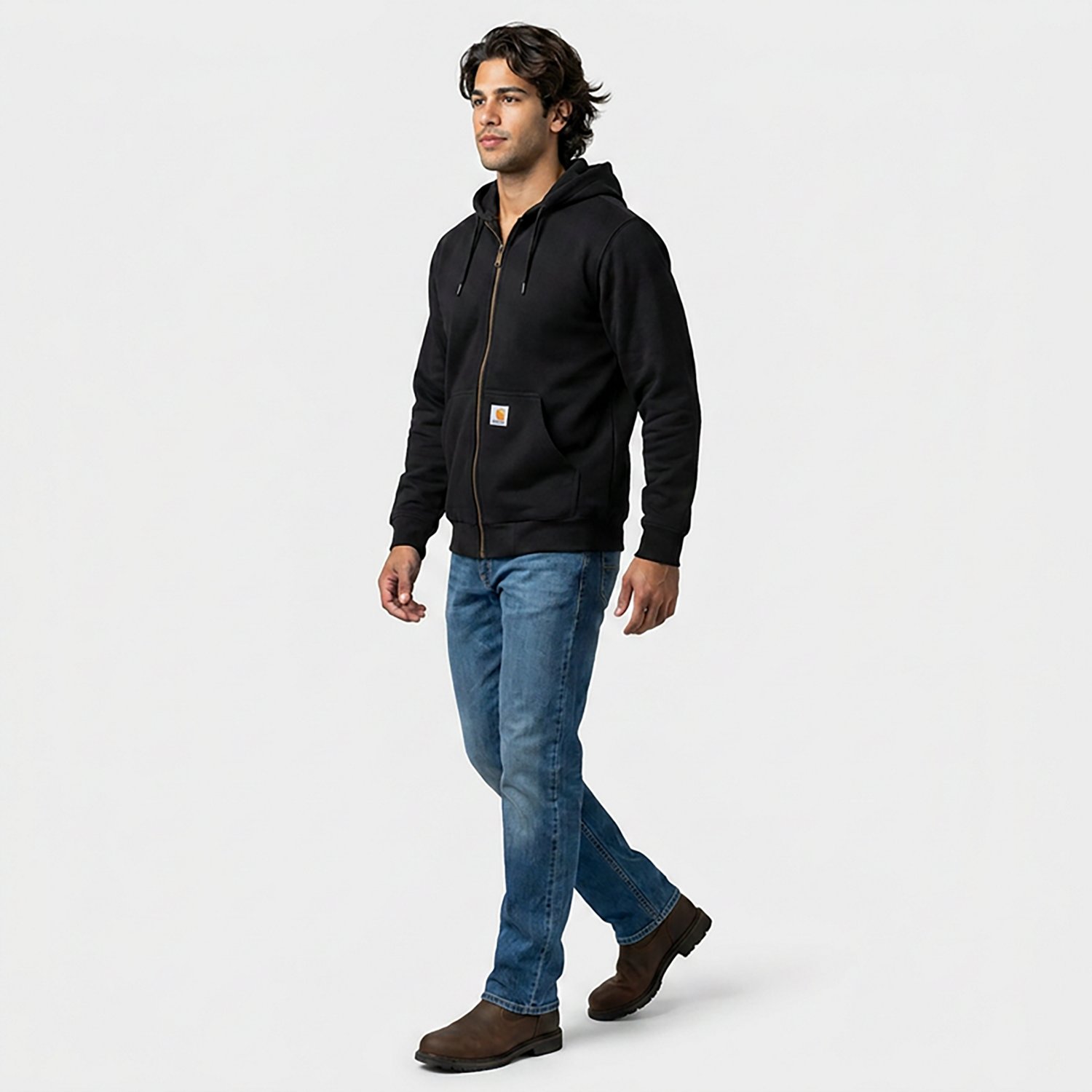 Carhartt Men's' Rain Defender¬Æ Thermal Lined Full-Zip Hoodie - view number 3