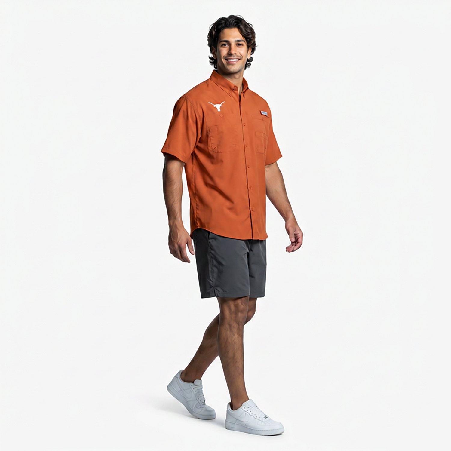 Columbia Sportswear Men's University of Texas Tamiami Button-Down Shirt                                                          - view number 8