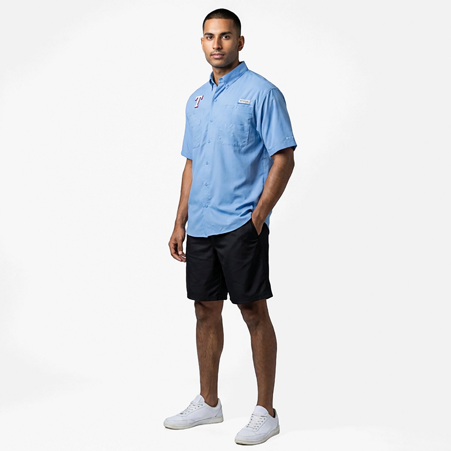 Columbia Sportswear Men's Texas Rangers Tamiami Shirt