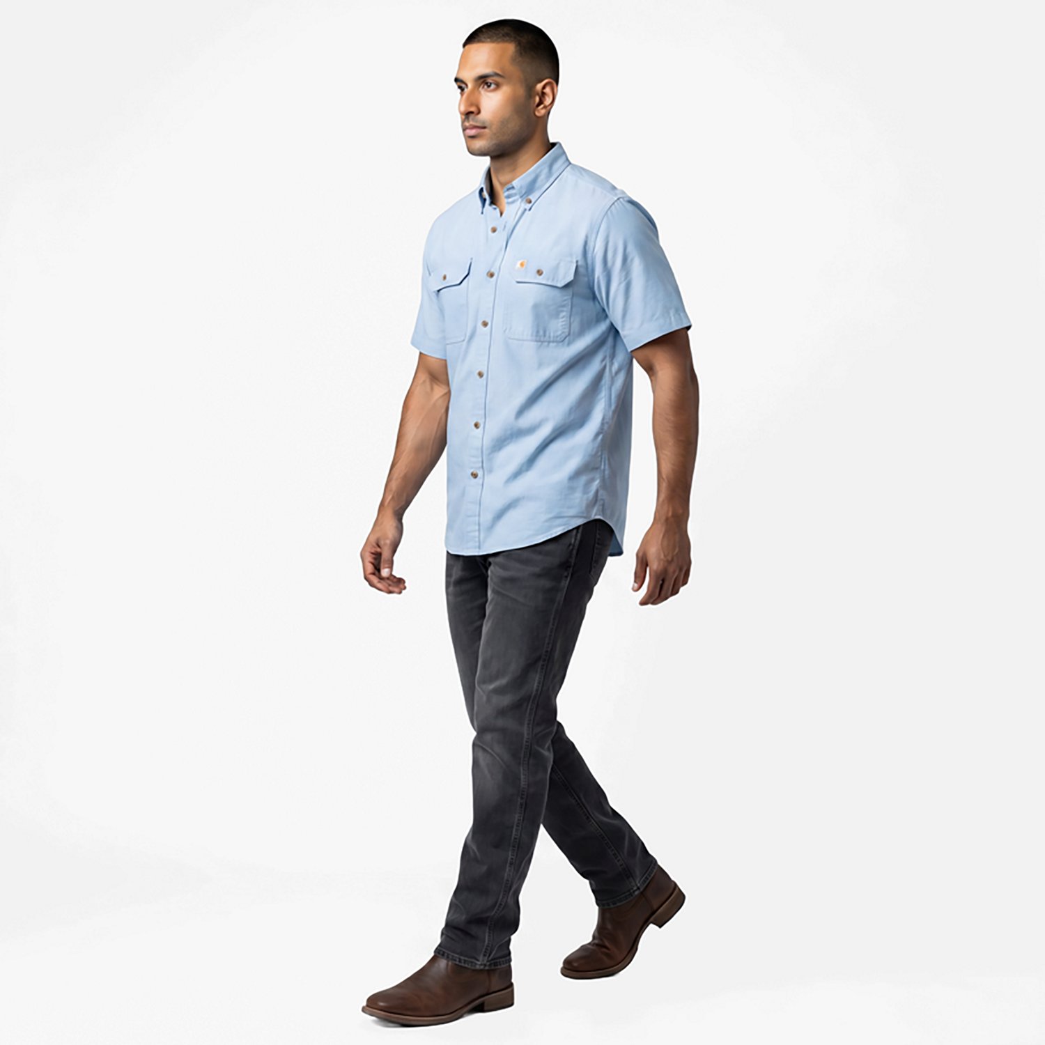 Carhartt Men's TW369 Original Fit Short Sleeve Shirt                                                                             - view number 3