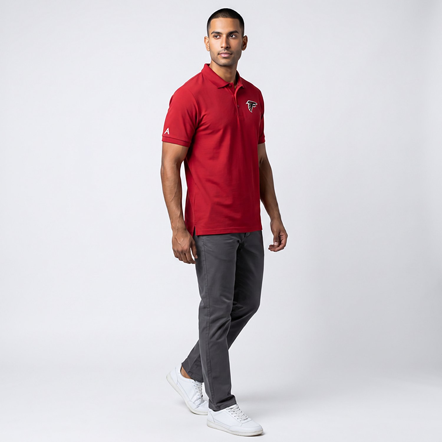 Antigua Men's Atlanta Falcons Chiefs Legacy Short Sleeve Polo Shirt - view number 4