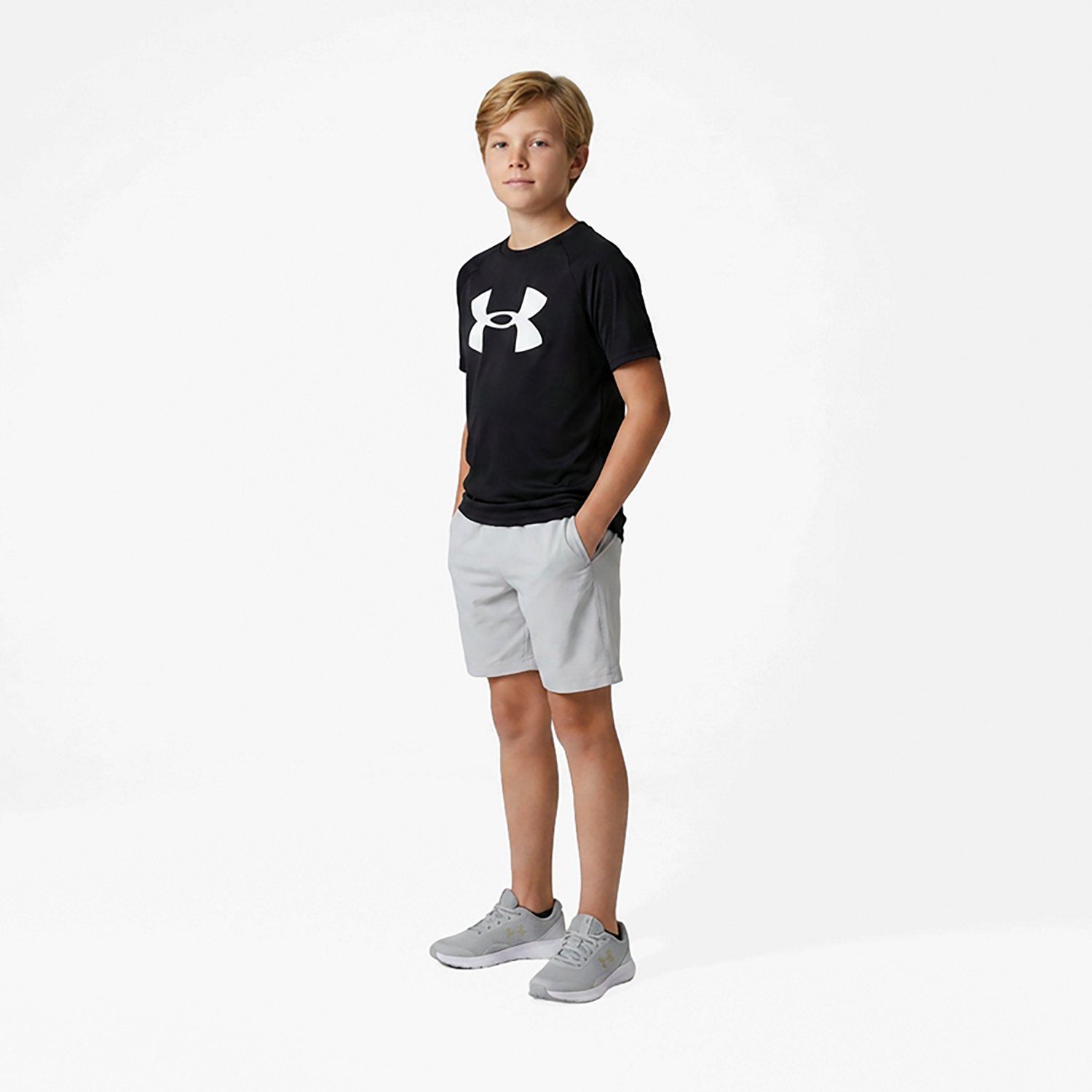 Under Armour Boys' Tech Logo T-Shirt                                                                                             - view number 3