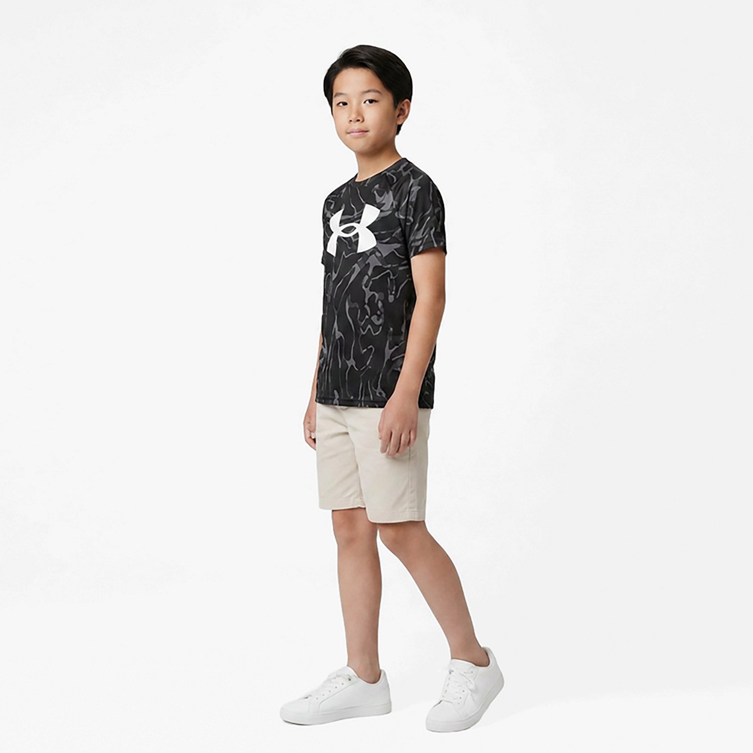 Under Armour Boys' UA Tech Printed Short Sleeve T-shirt