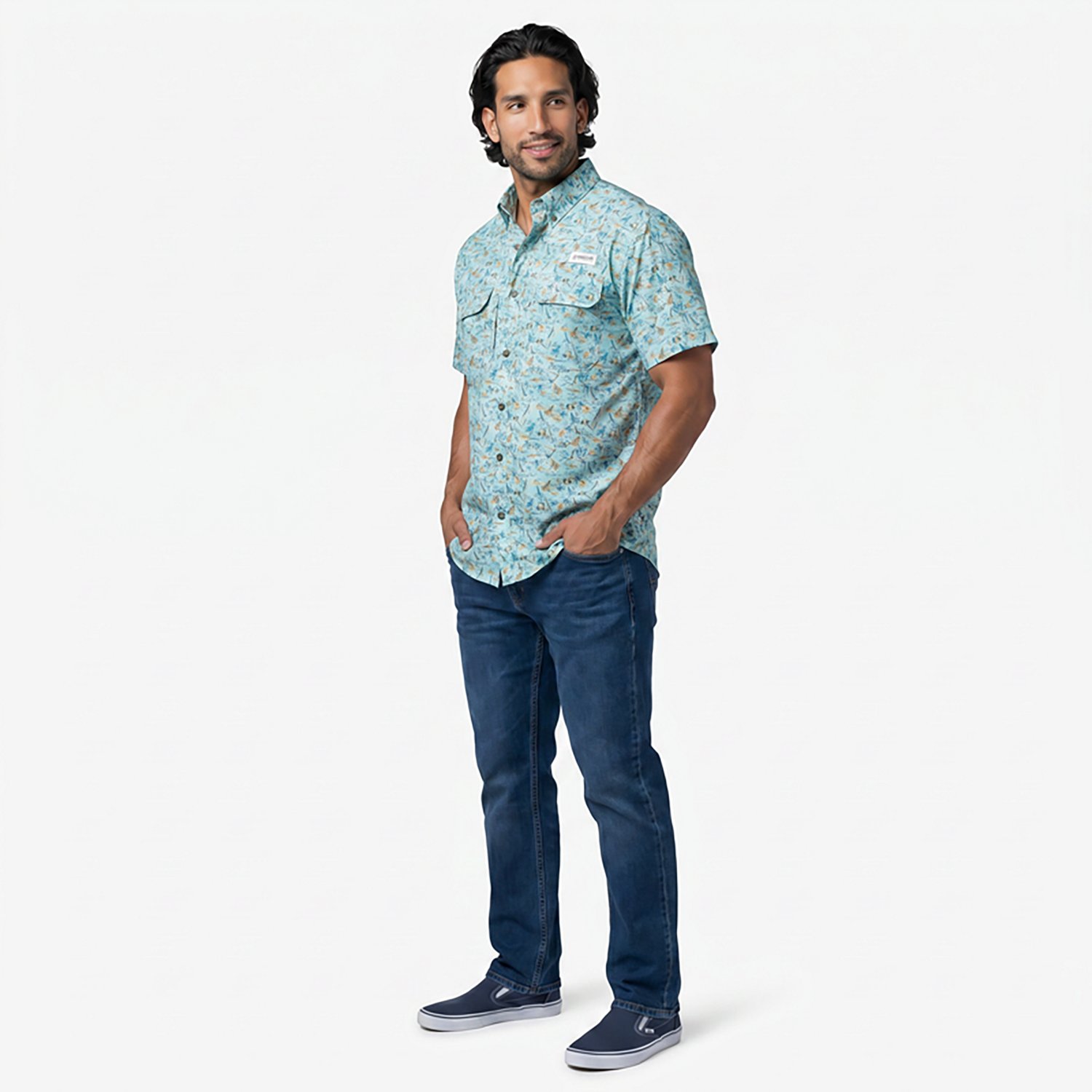 Magellan Outdoors Men's Local State Print South Carolina Short Sleeve Shirt - view number 3
