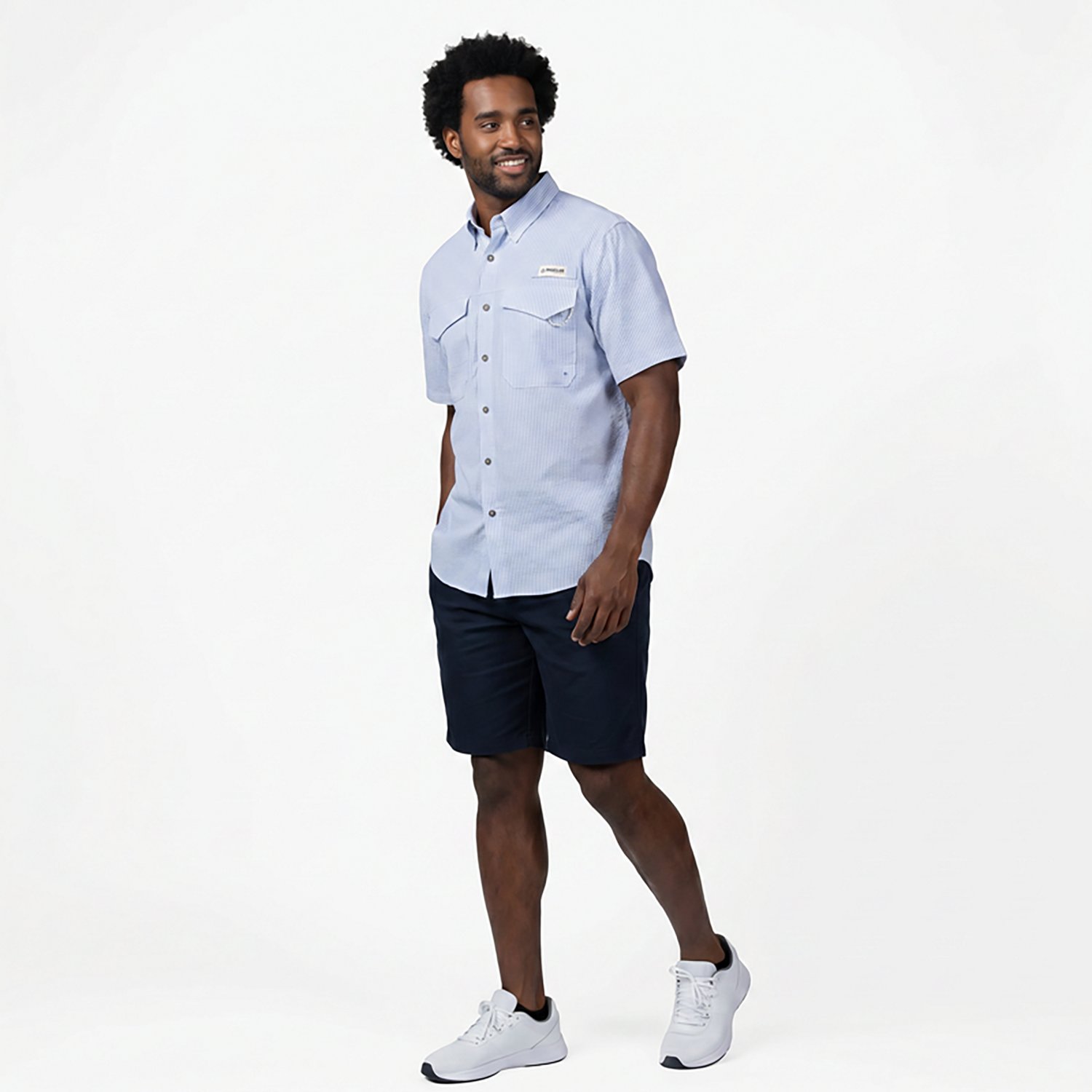 Magellan Outdoors Men's Southern Summer Seersucker Traditional Short Sleeve Shirt - view number 2