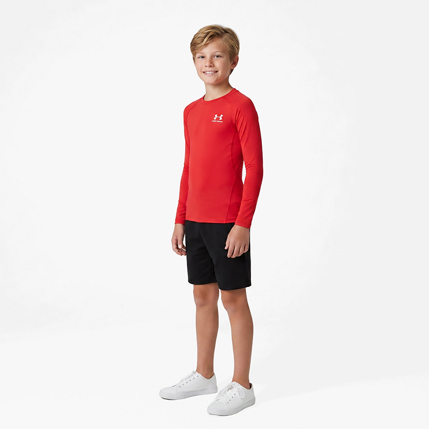 Under Armour Boys' HeatGear Long-Sleeve T-shirt - view number 2