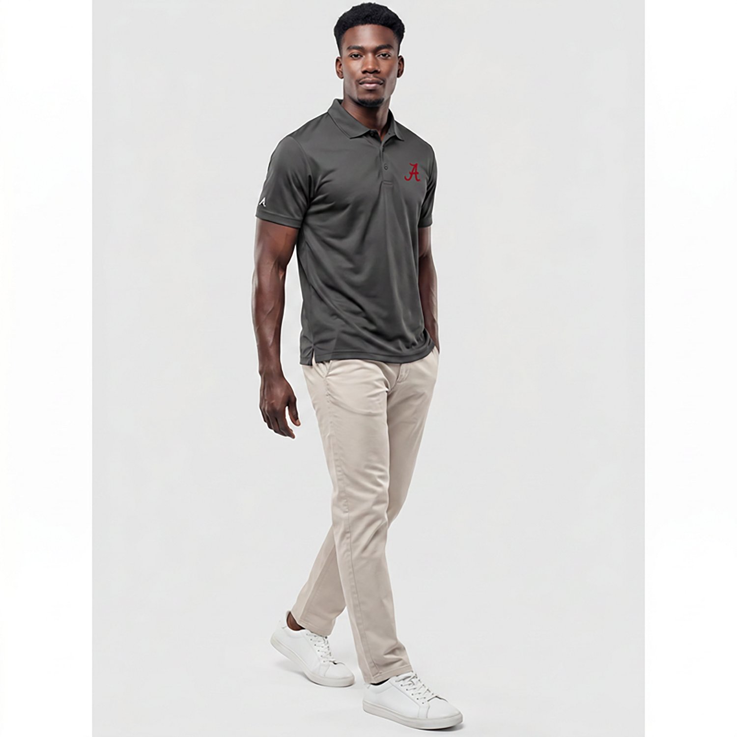 Antigua Men's University of Alabama Legacy Pique Polo Shirt