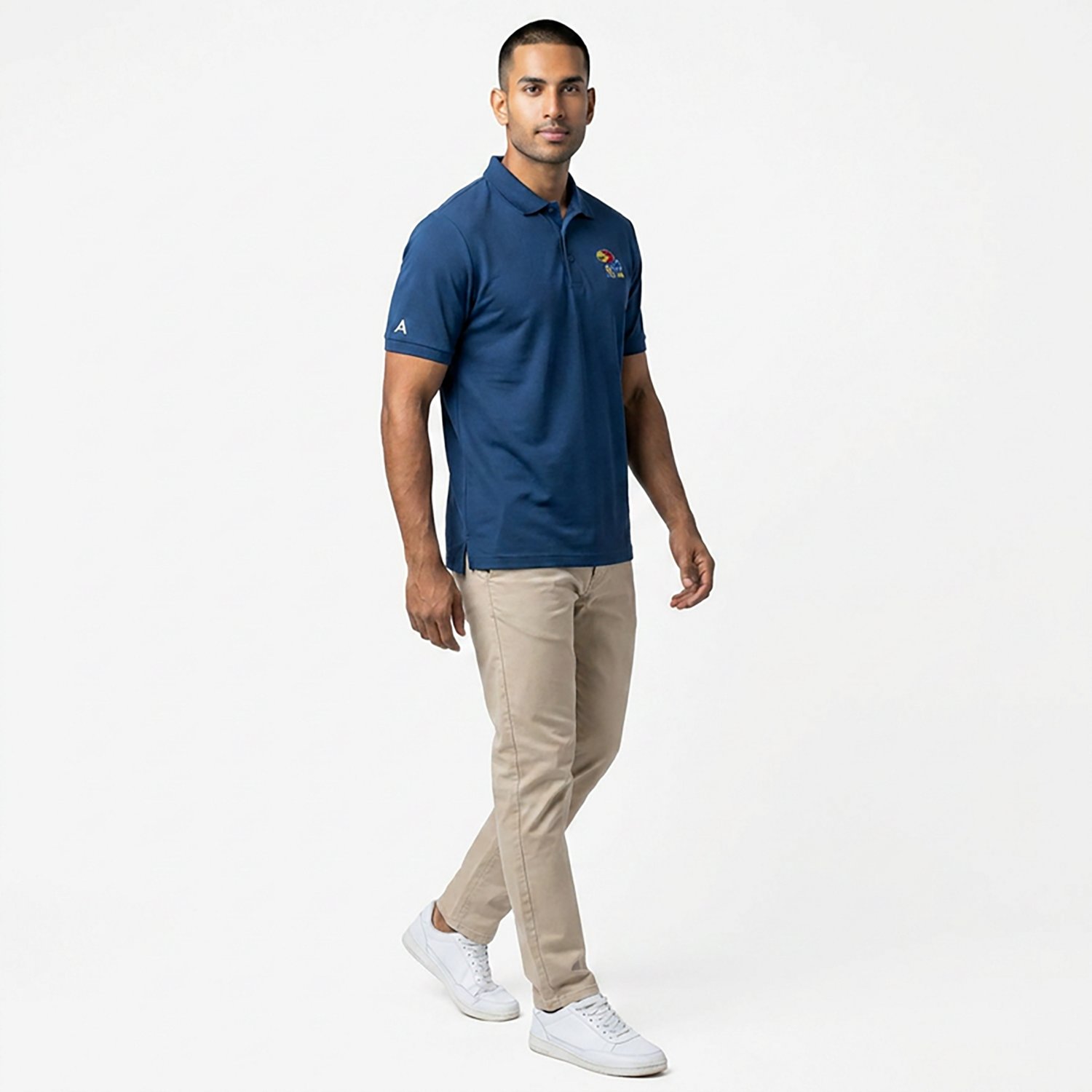 Antigua Men's University of Kansas Legacy Pique Polo Shirt - view number 4