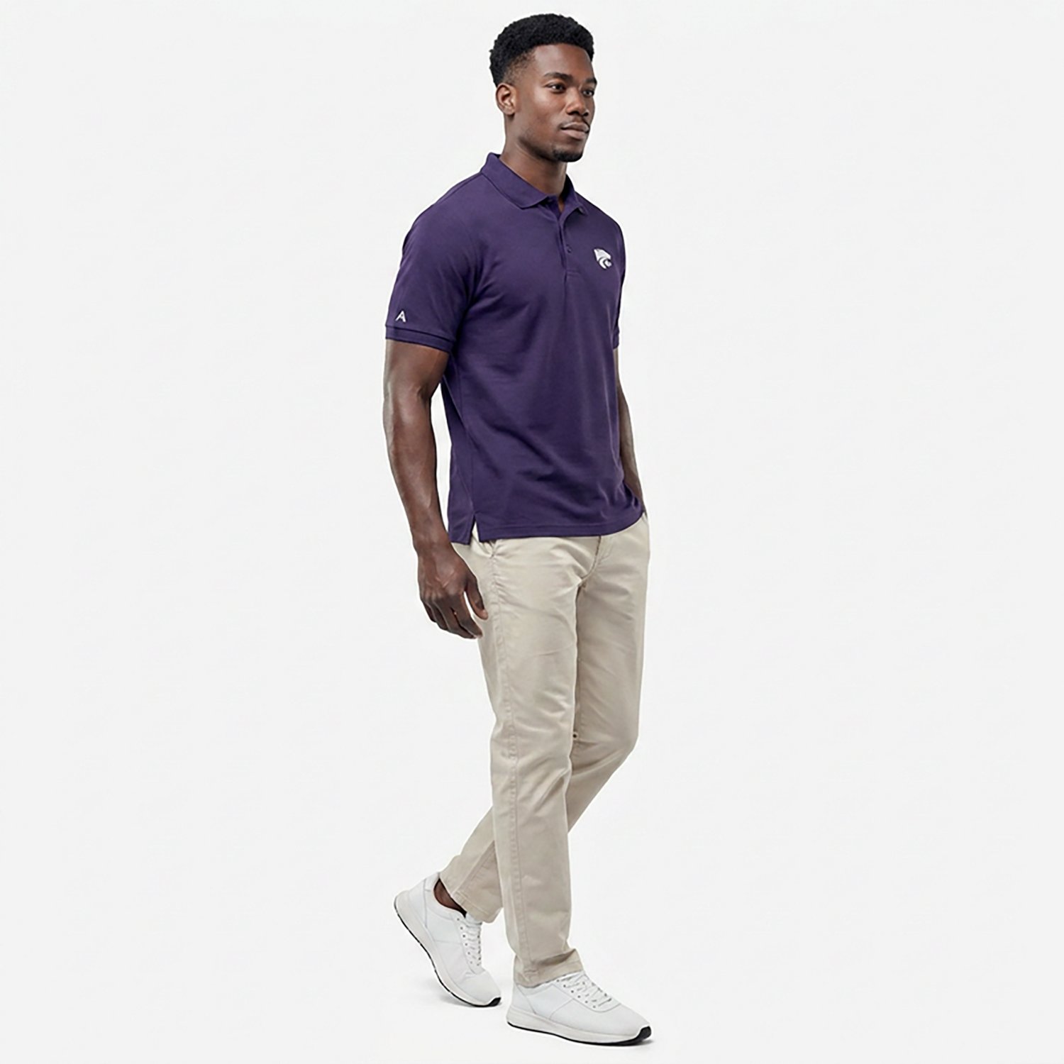 Antigua Men's Kansas State University Legacy Pique Polo Shirt - view number 4
