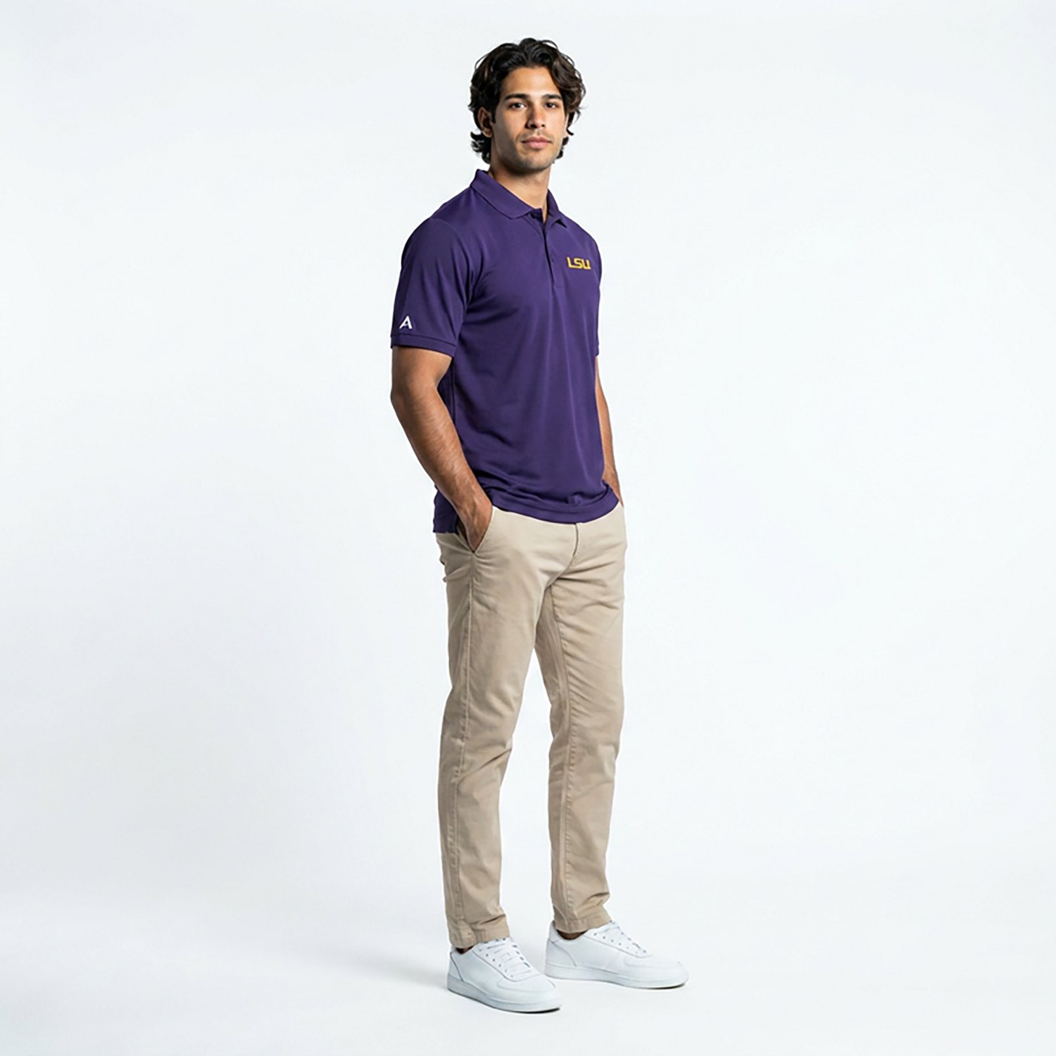 Antigua Men's Louisiana State University Legacy Pique Polo Shirt - view number 4
