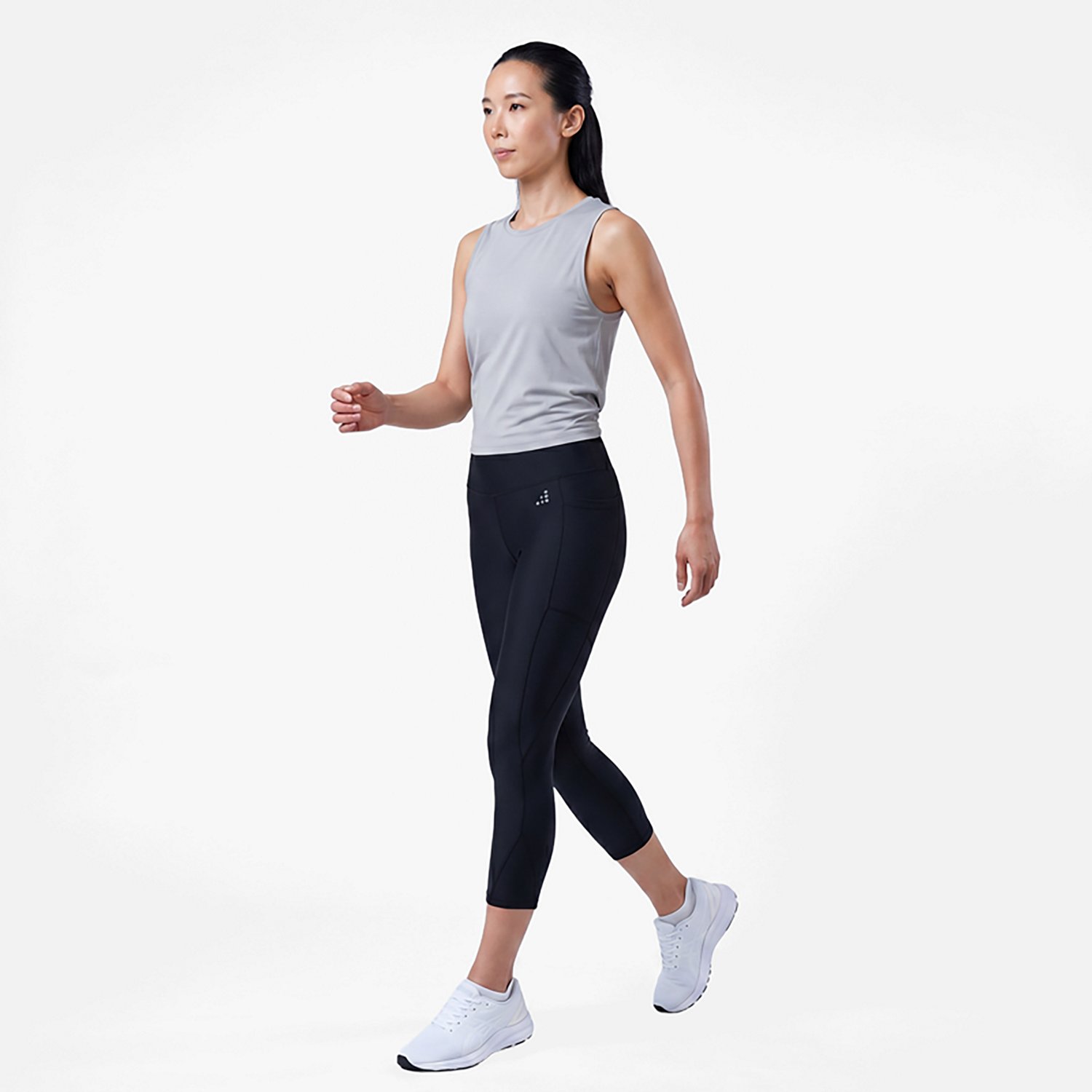 BCG Women's Contrast Cropped Leggings - view number 3
