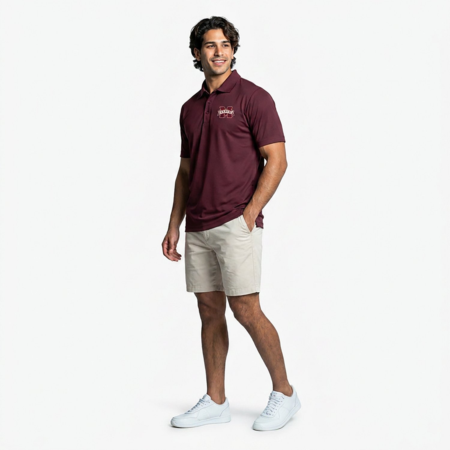 Antigua Men’s Mississippi State University Legacy Pique Polo Shirt                                                             - view number 4
