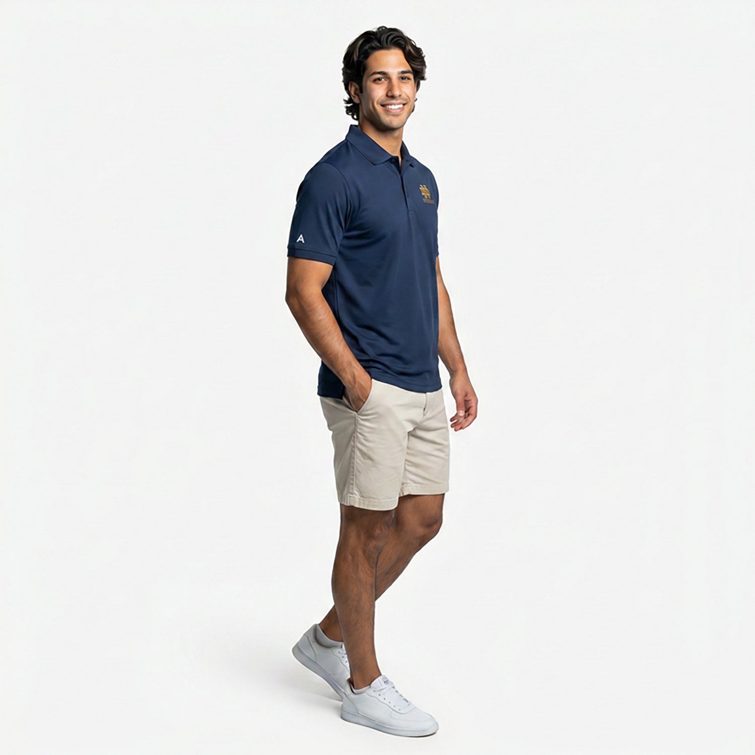 Antigua Men's University of Notre Dame Legacy Pique Polo Shirt - view number 4