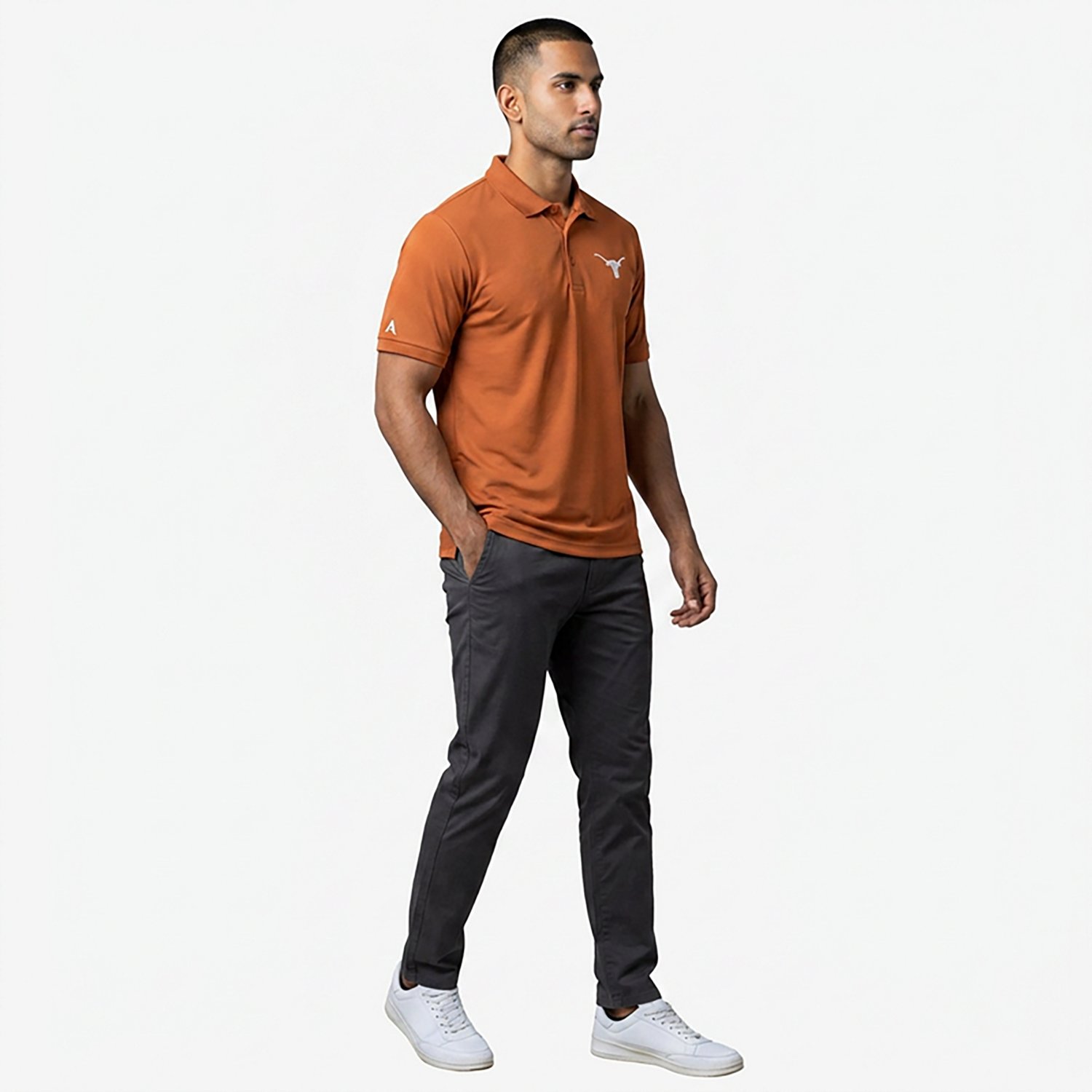 Antigua Men's University of Texas Legacy Pique Polo Shirt - view number 3