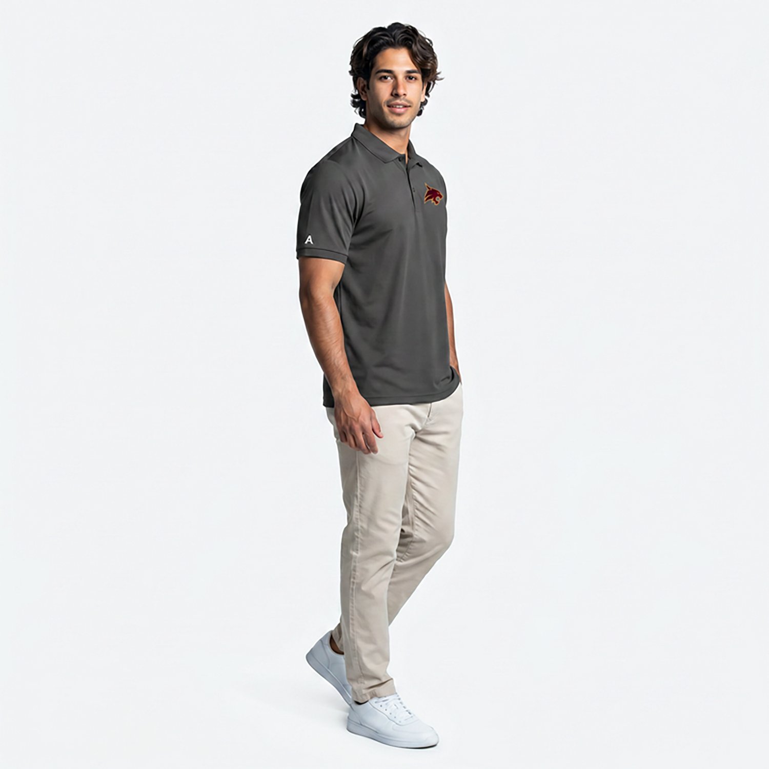 Antigua Men's Texas State University Legacy Pique Polo Shirt