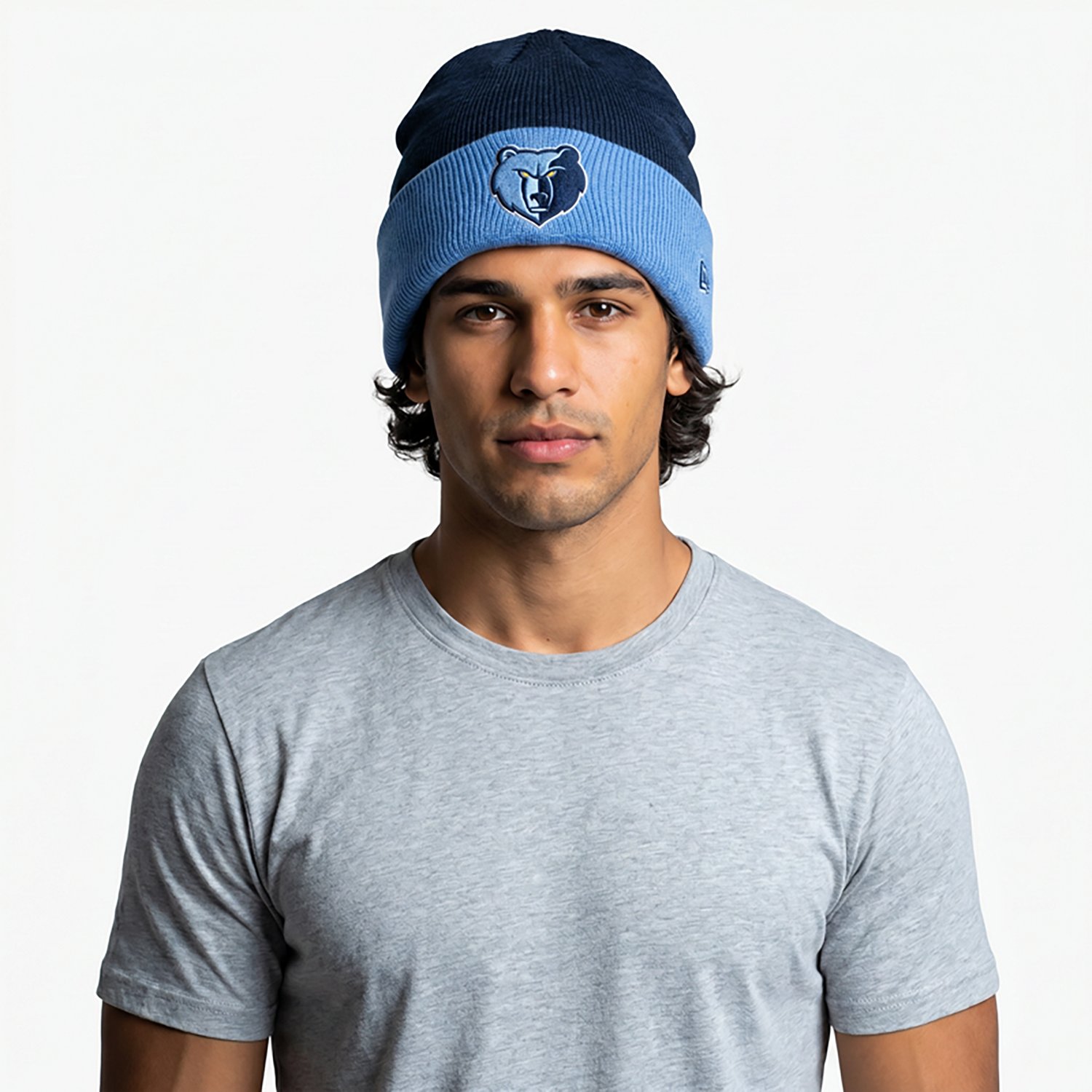’47 Memphis Grizzlies 2-Tone Brain Freeze Cuff Knit Cap                                                                        - view number 4