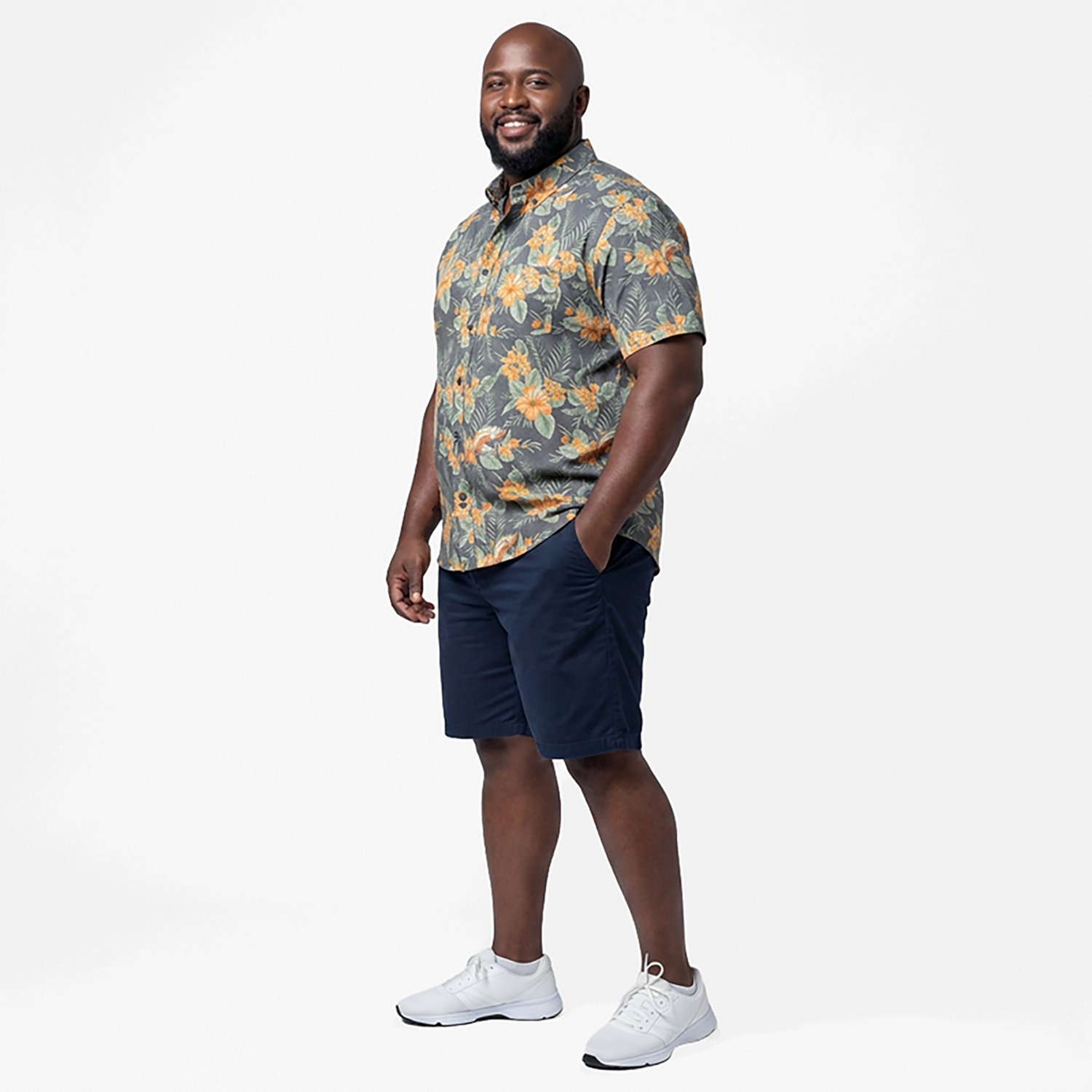 Magellan Outdoors Men's Shore and Line Washed Out Pocket Button-Down Fishing Shirt - view number 3