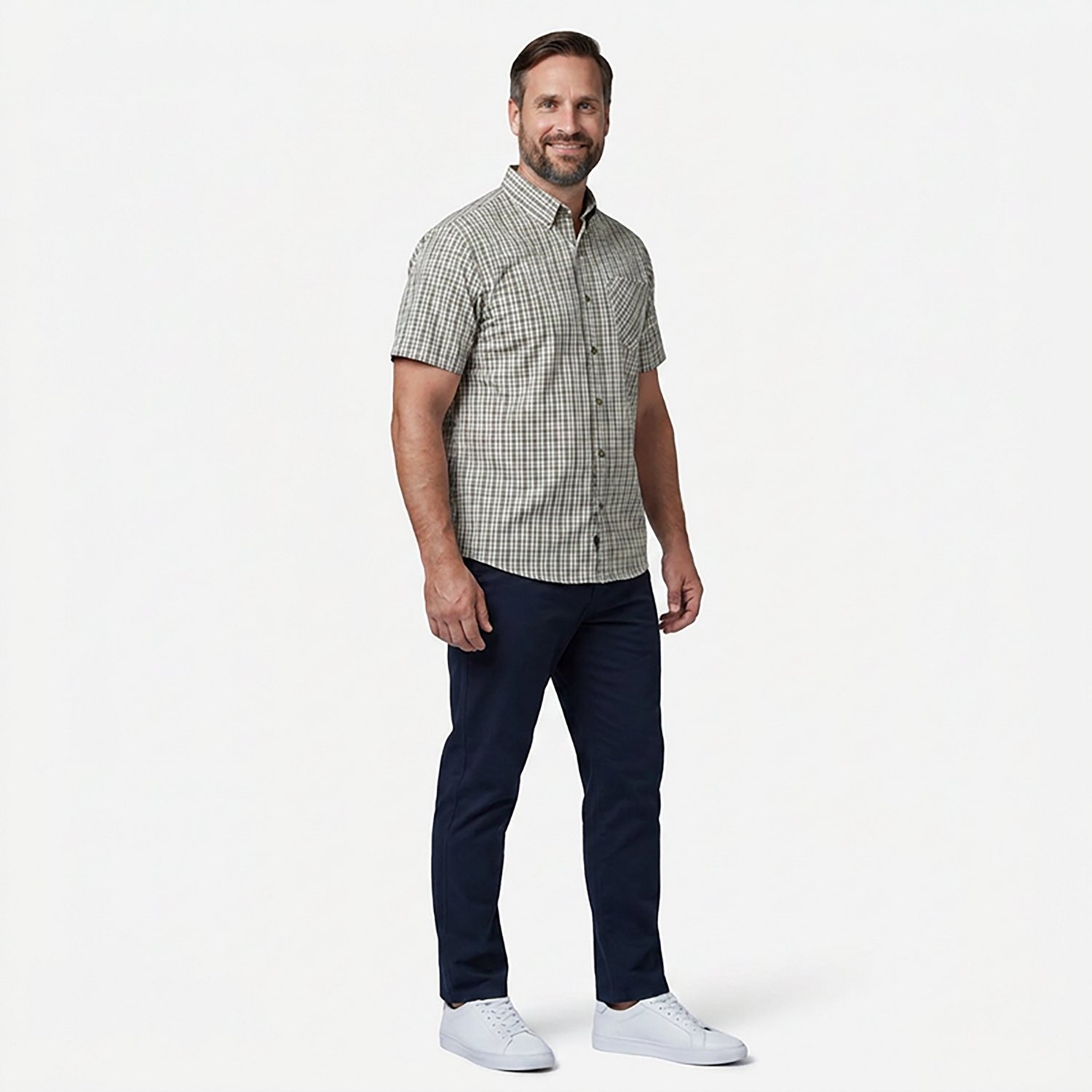 Magellan Outdoors Men's Summerville Plaid Short Sleeve Shirt - view number 2