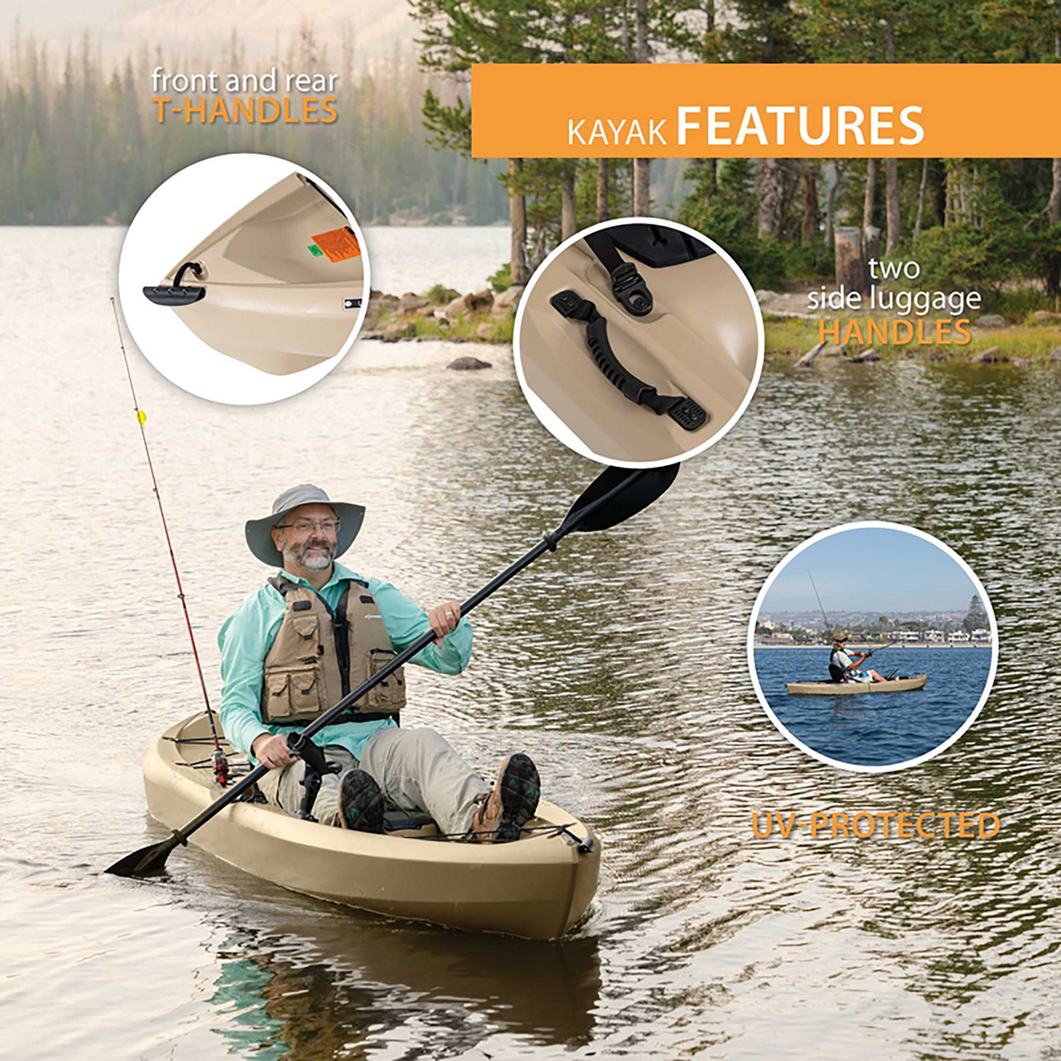 Lifetime Muskie 10' Sit-on-Top Angler Kayak - view number 7