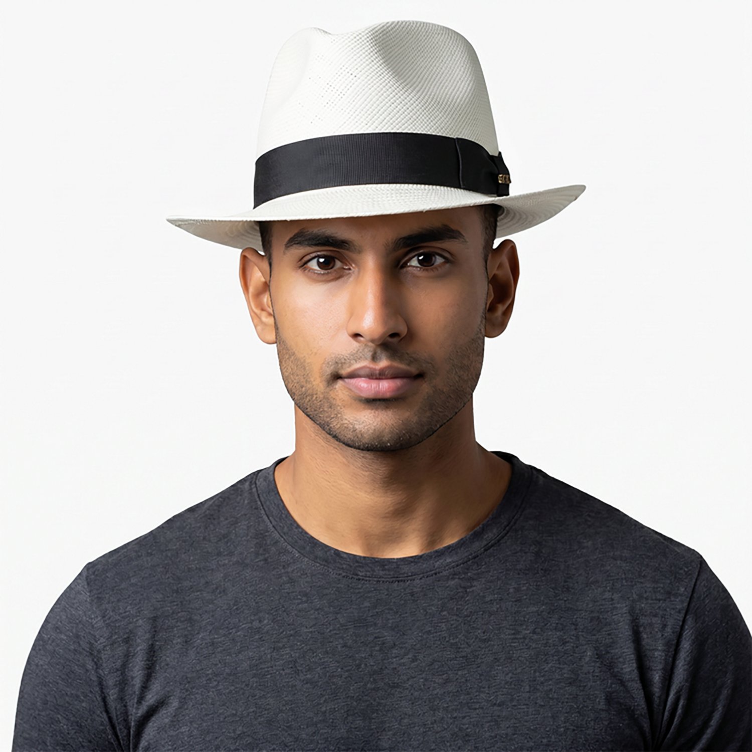 Scala Pronto Men's Hand Woven Panama C-Crown Fedora