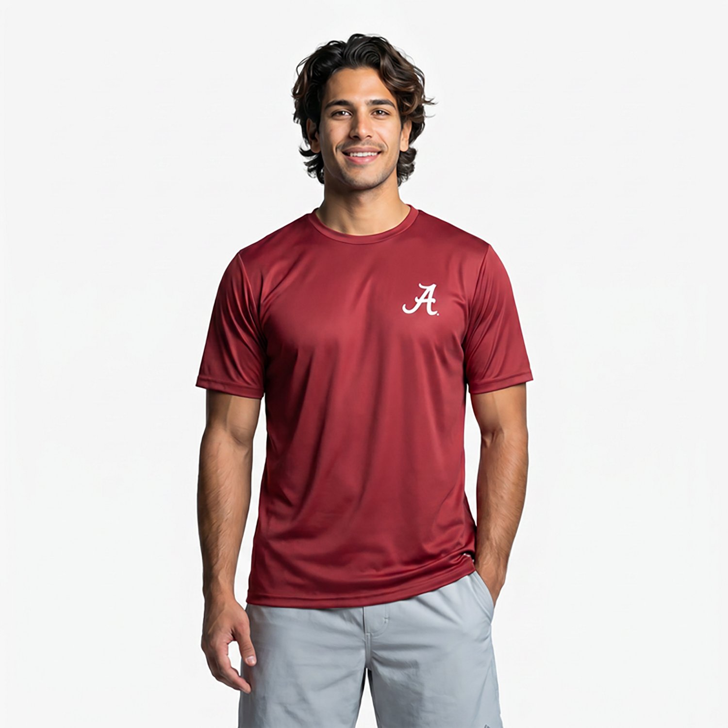 Columbia Sportswear Men's University of Alabama Terminal Tackle Short Sleeve T-shirt - view number 3