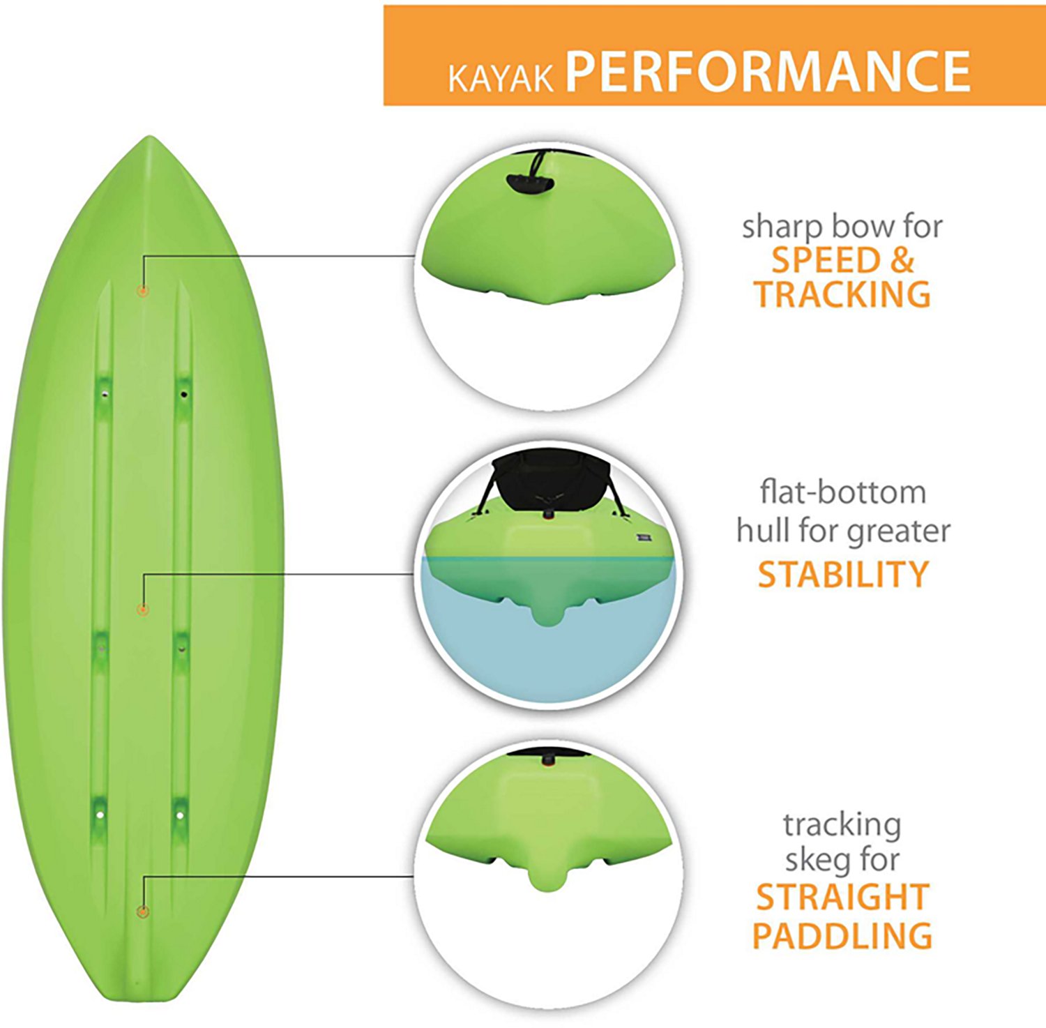 Lifetime Spitfire 8 ft Sit-On Top Kayak - view number 3