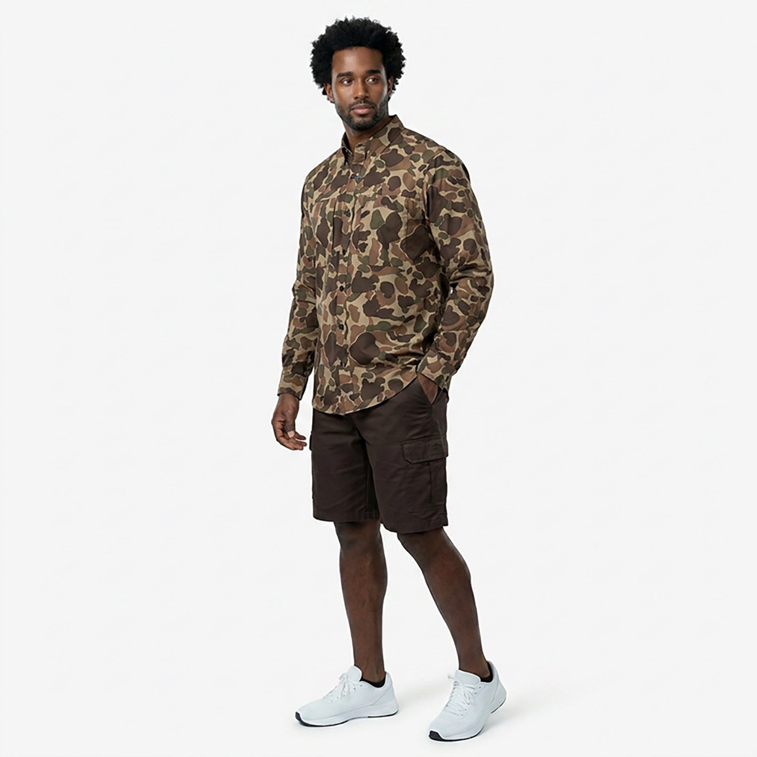 Magellan Outdoors Men's Lightweight Ripstop Button Down Short Sleeve Shirt                                                       - view number 3