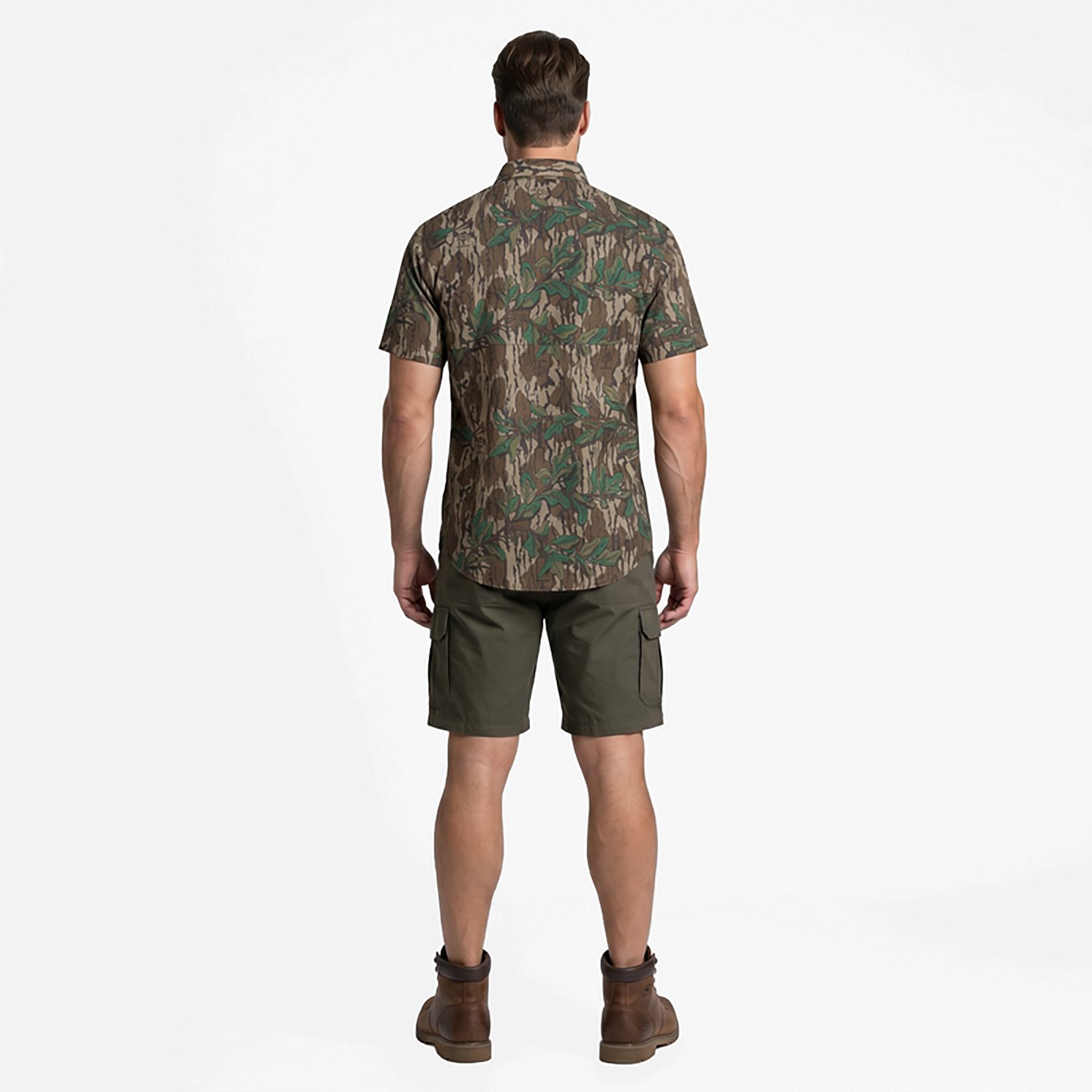 Magellan Outdoors Men's Lightweight Ripstop Button Down Short Sleeve Shirt