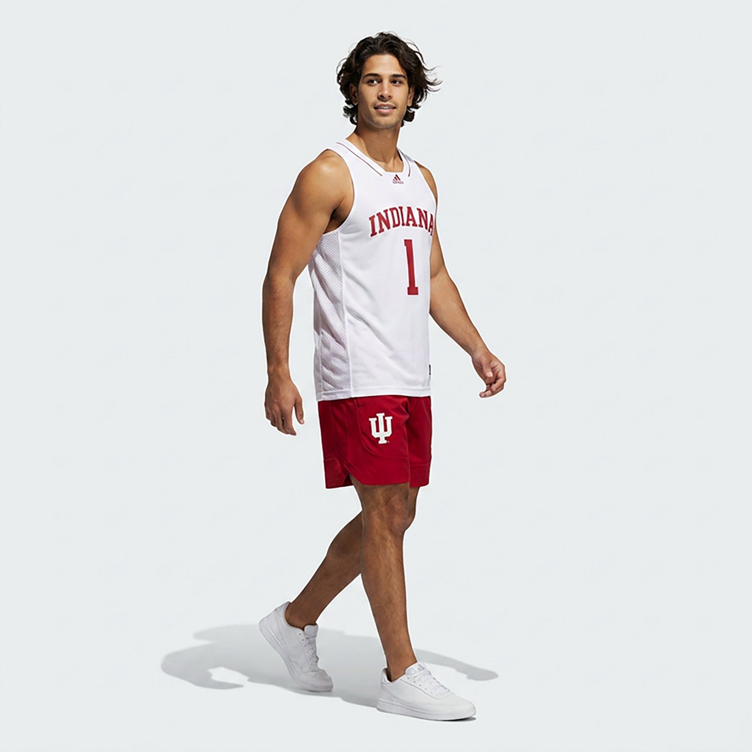 adidas Men's Indiana University Basketball Swingman Jersey - view number 5