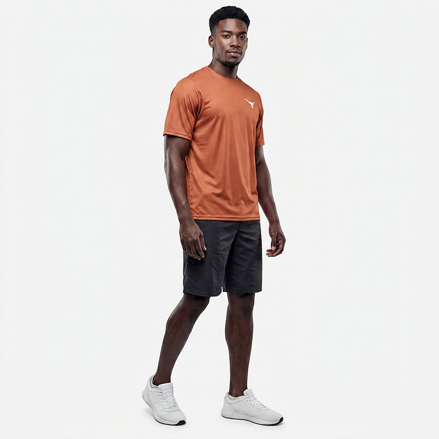 Columbia Sportswear Men's University of Texas Flag Terminal Tackle Short Sleeve Shirt - view number 7