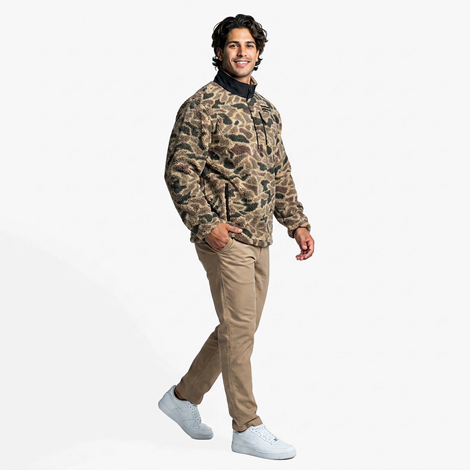 BURLEBO Men's Rocky Mountain Quarter Zip Pullover - view number 6