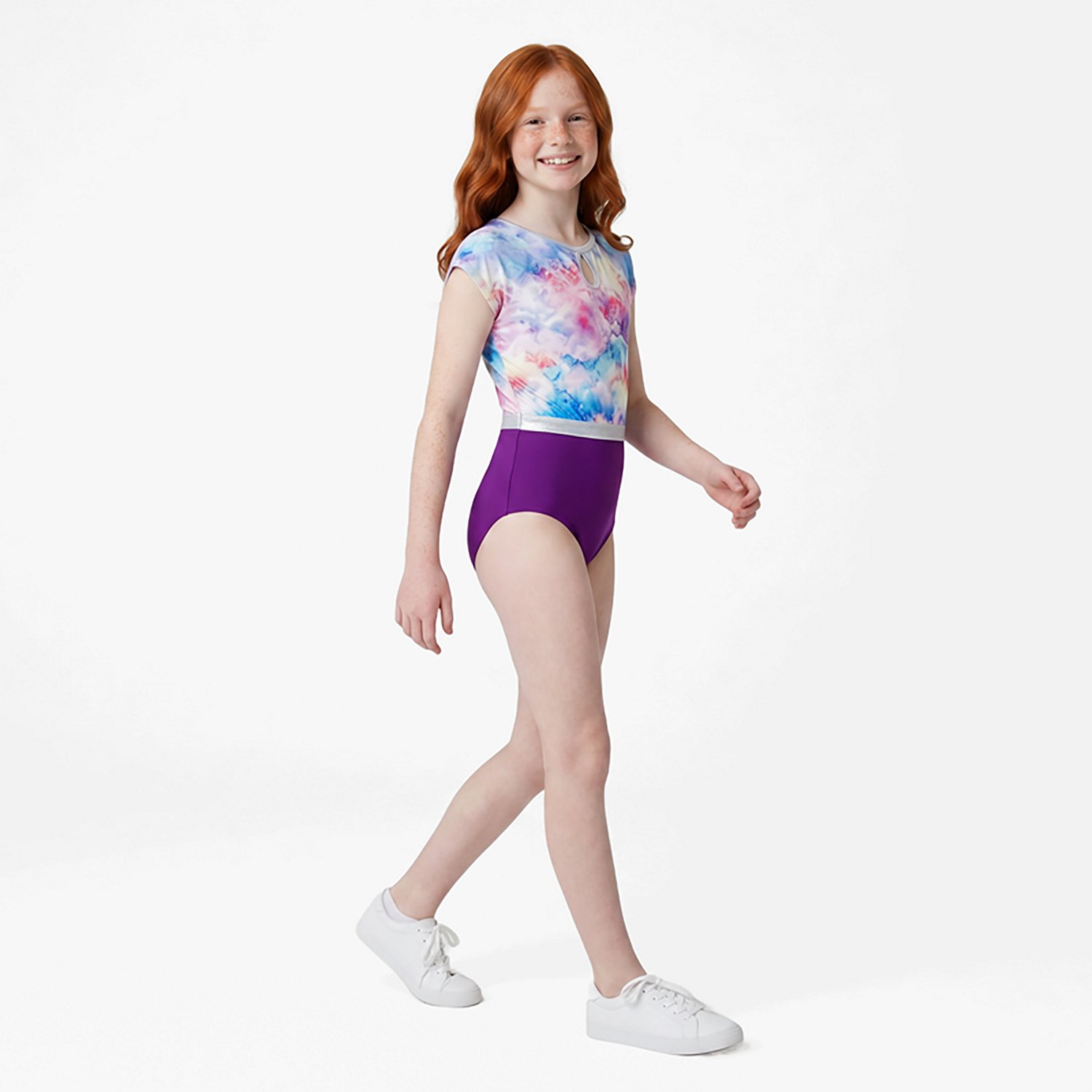 Rainbeau Moves Girls' Printed Short Sleeve Leotard - view number 2