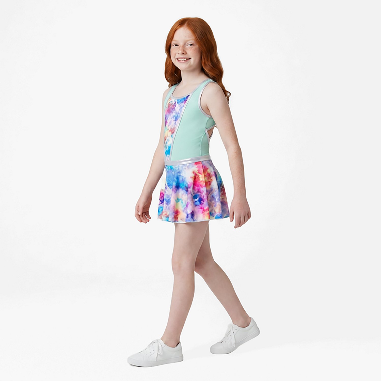 Rainbeau Moves Girls' Printed Skirt Leotard - view number 3
